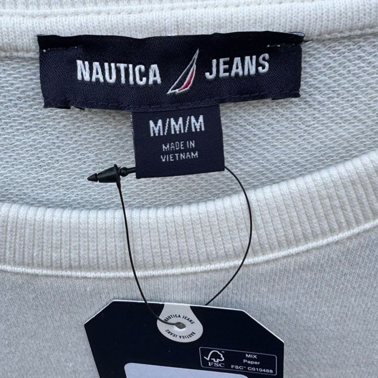 Nautica NWT New Nautica Jeans Womens Medium Crew Neck Sweatshirt Size M / US 6-8 / IT 42-44 - 3 Thumbnail