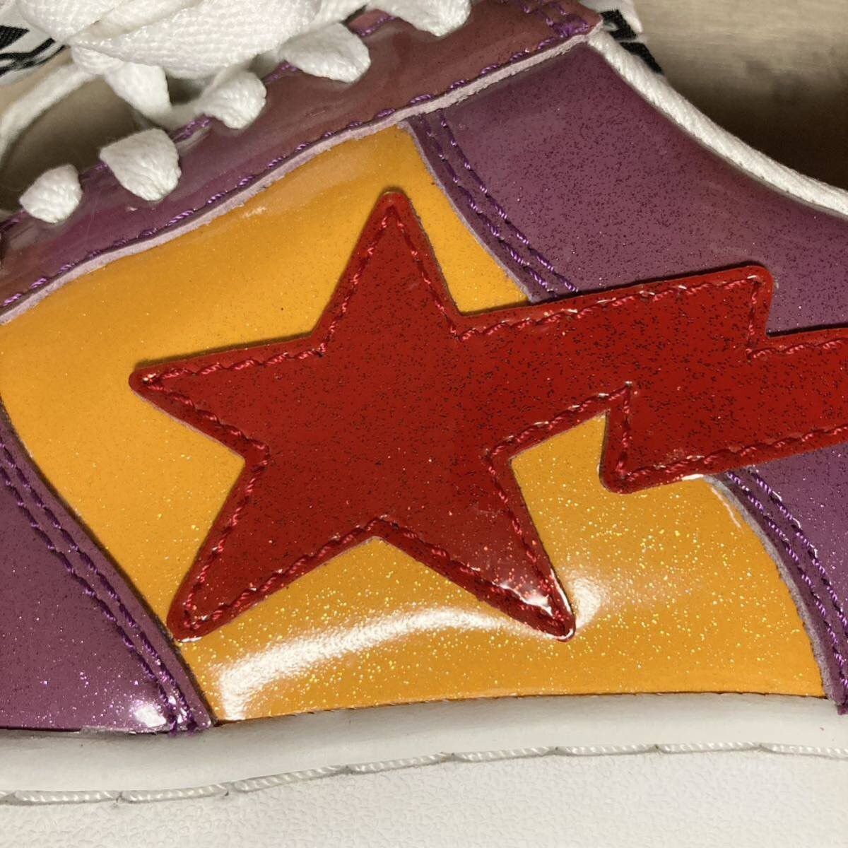 Bape × Nigo Glitter BAPESTA sneakers a bathing ape BAPE STA SHOES NIGO Size US 8 / EU 41 - 7 Thumbnail