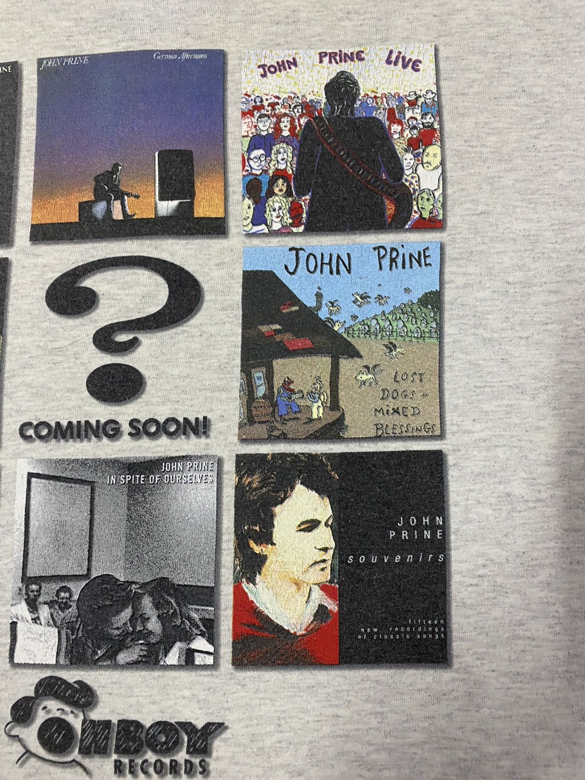 Band Tees Vintage John Prine Records Shirt Size US L / EU 52-54 / 3 - 15 Thumbnail