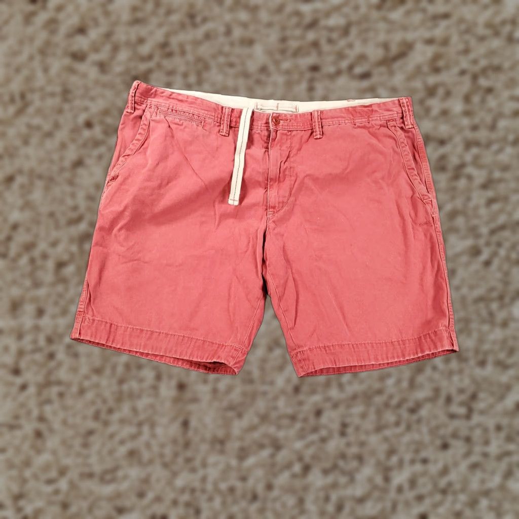 Polo Ralph Lauren Polo Ralph Lauren Golf Shorts Mens 42 Chino Drawstring Red Pink Khakis Shorts Size US XL / EU 56 / 4 - 1 Thumbnail