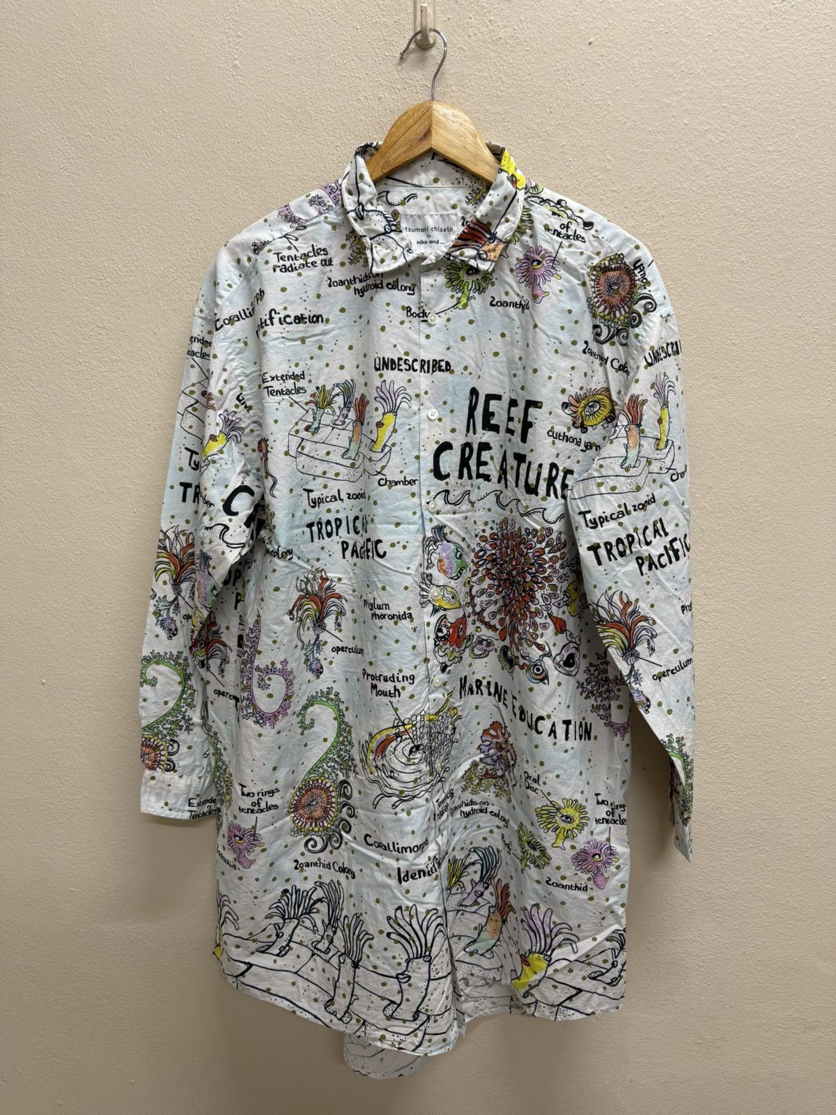 Issey Miyake × Japanese Brand × Tsumori Chisato Tsumori Chisato by niko and oversized shirt dreses button up Size L / US 10 / IT 46 - 18 Thumbnail