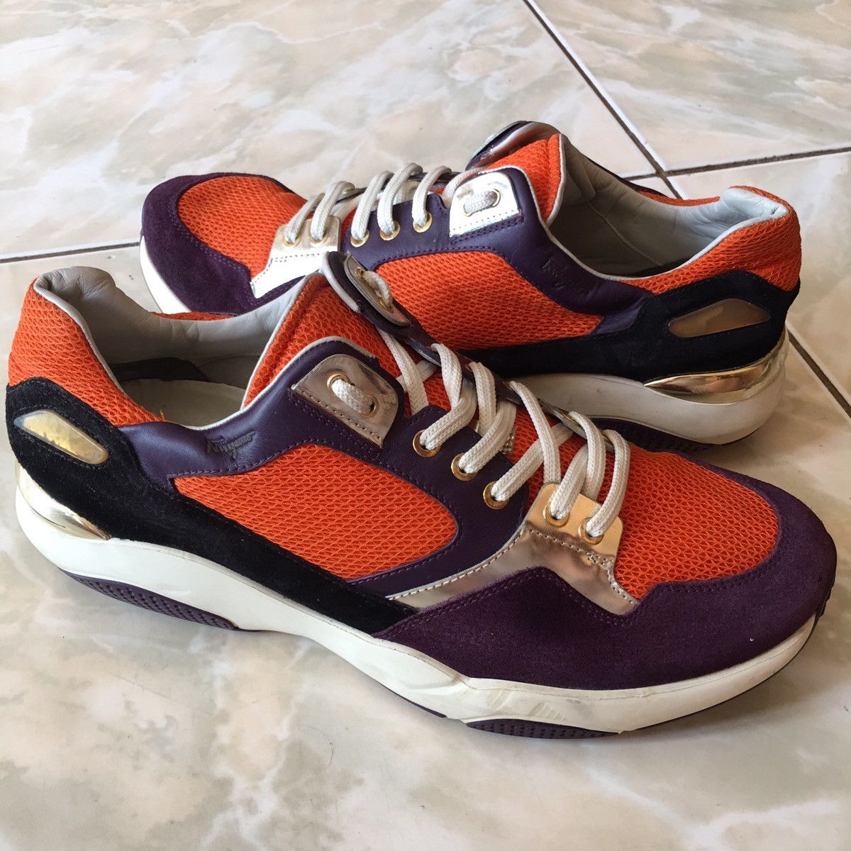 Designer × Salvatore Ferragamo Ferragamo Lisbona Sneakers Size US 9.5 / EU 42-43 - 2 Thumbnail