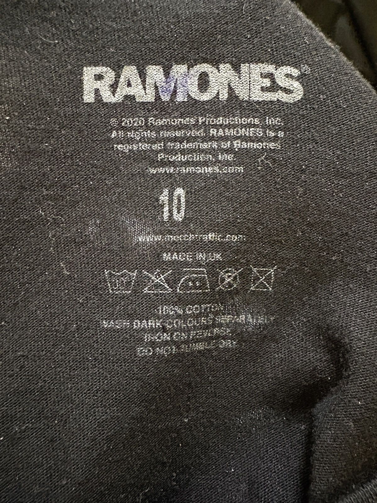 Band Tees × Vintage Authentic Ramones “Rocket to Russia” Tour Long Tee Size M / US 6-8 / IT 42-44 - 3 Thumbnail