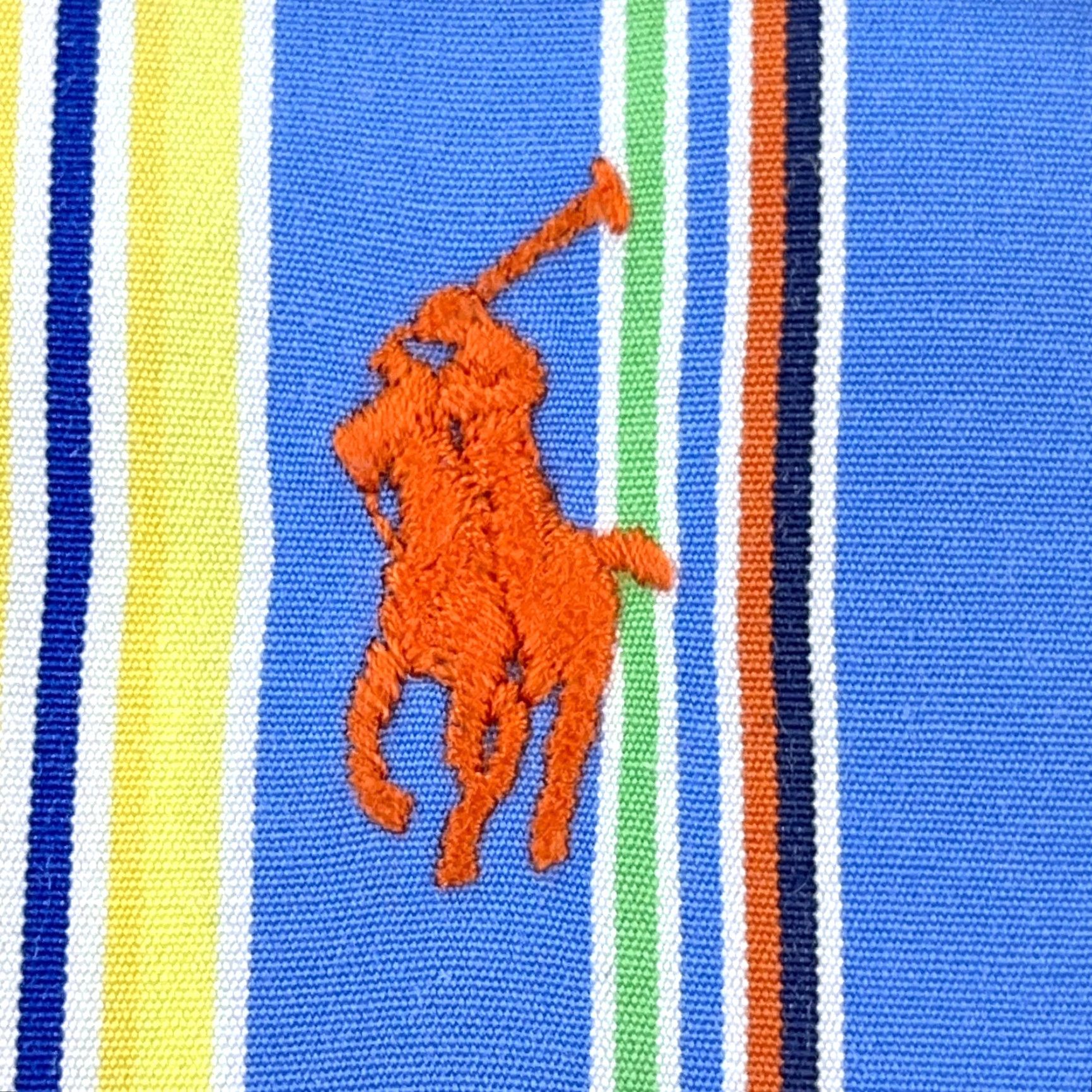Ralph Lauren Ralph Lauren Shirt Men XL Blue Yellow Button-Up Classic Fit Striped Poplin Size US XL / EU 56 / 4 - 4 Thumbnail