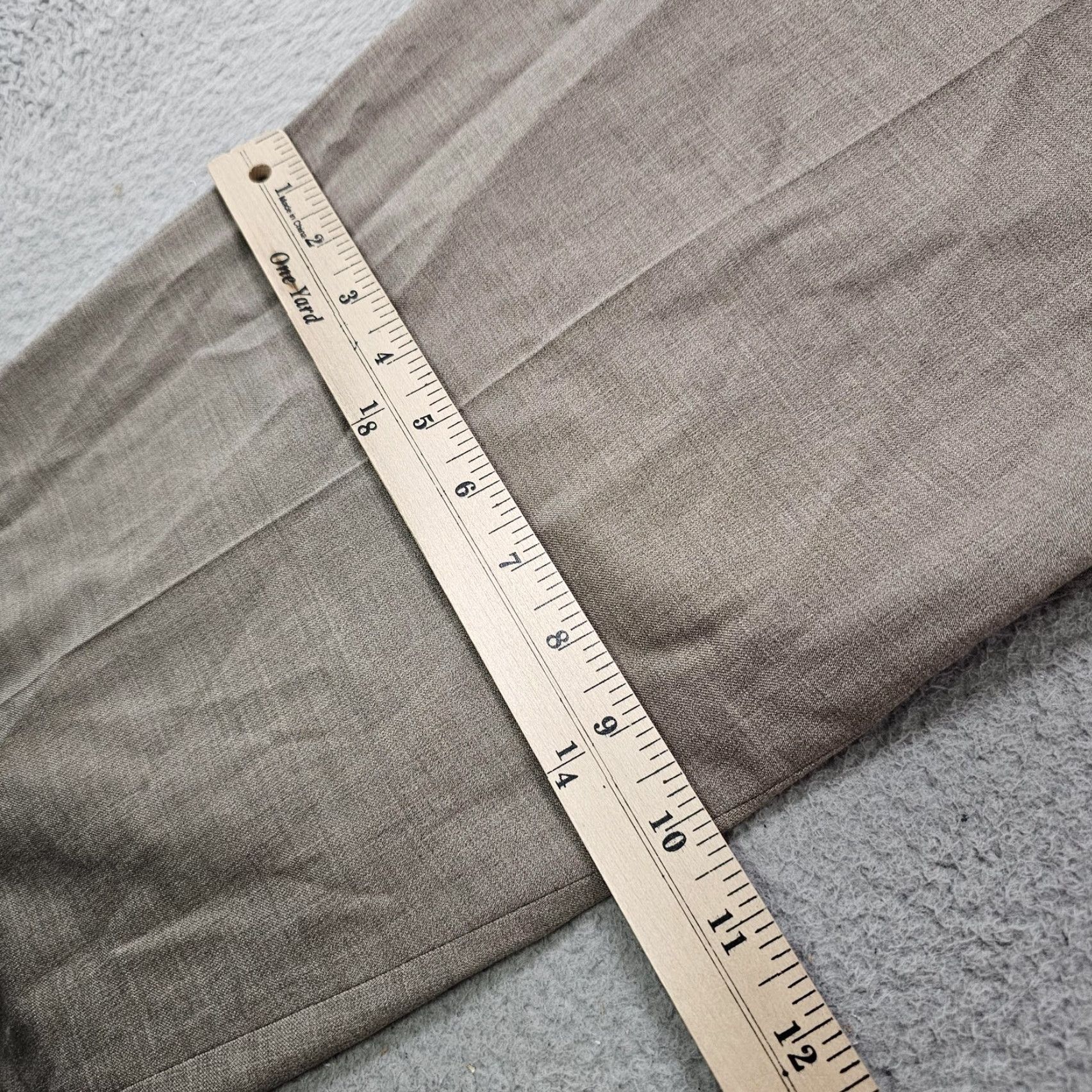 Peter Millar VINTAGE Peter Millar Pants Mens 42R Taupe Wool Blend Dress Trouser Flat Front Classic Browns Mensed Size US 42 / EU 58 - 6 Thumbnail