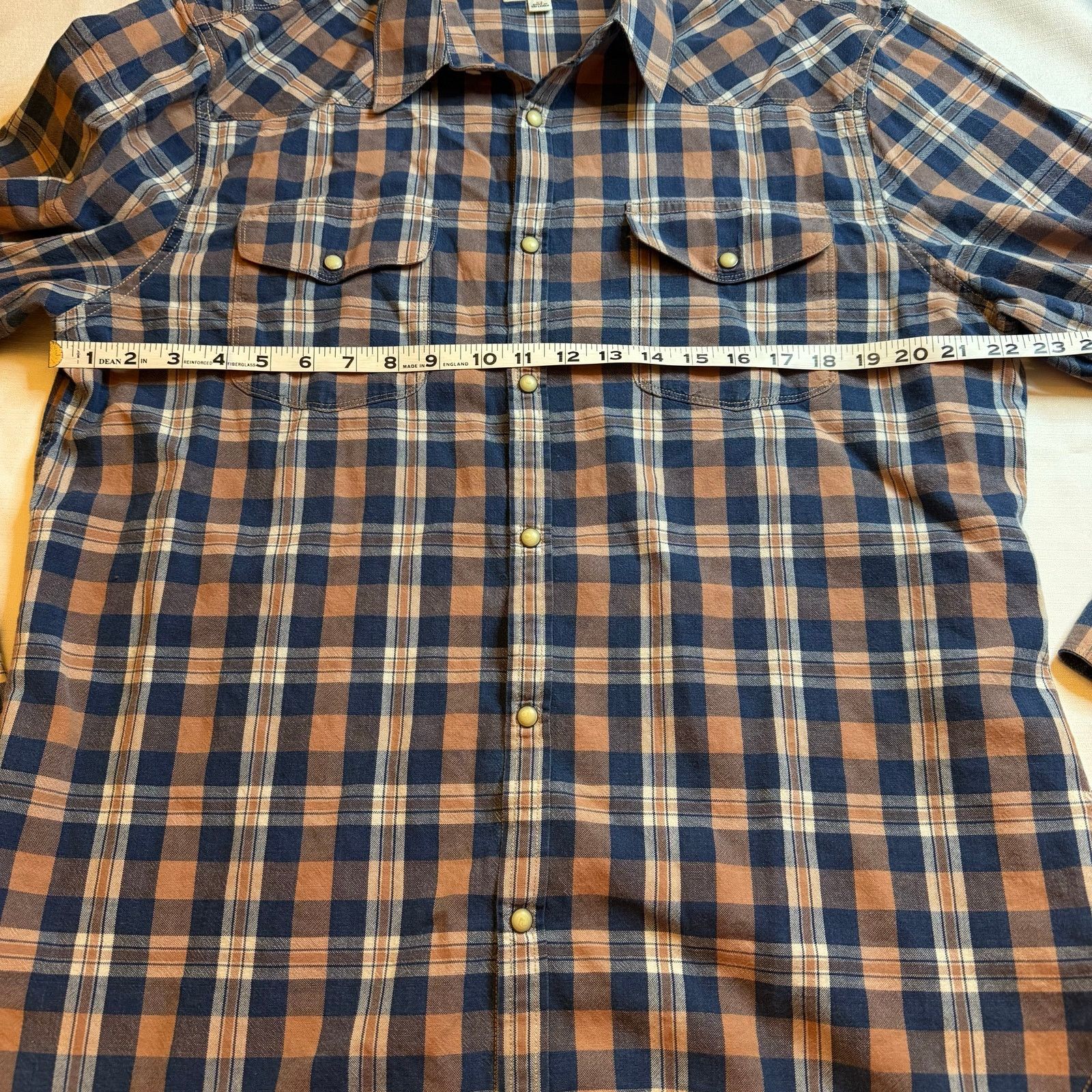 Lucky Brand Lucky Brand Classic Fit Western Pearl Snap Shirt Men’s Sz XL Size US XL / EU 56 / 4 - 7 Thumbnail