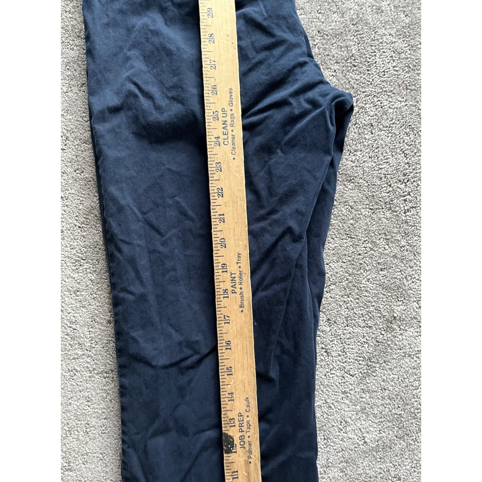 Calvin Klein Calvin Klein Jeans Women's Cargo Capri Pants Navy Blue Straight Leg Mid Rise Size 8 Size 30" / US 8 / IT 44 - 7 Thumbnail