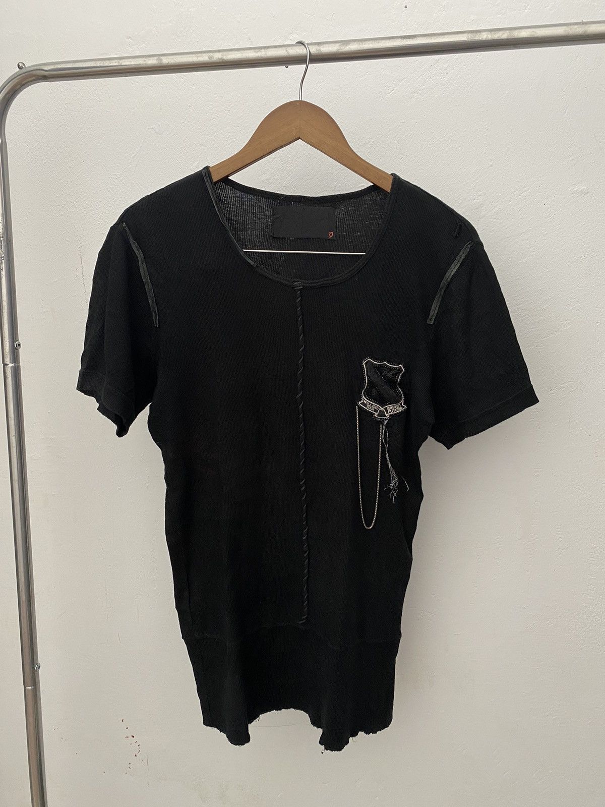 If Six Was Nine Roen skull punk knit t-shirt Size US M / EU 48-50 / 2 - 2 Thumbnail