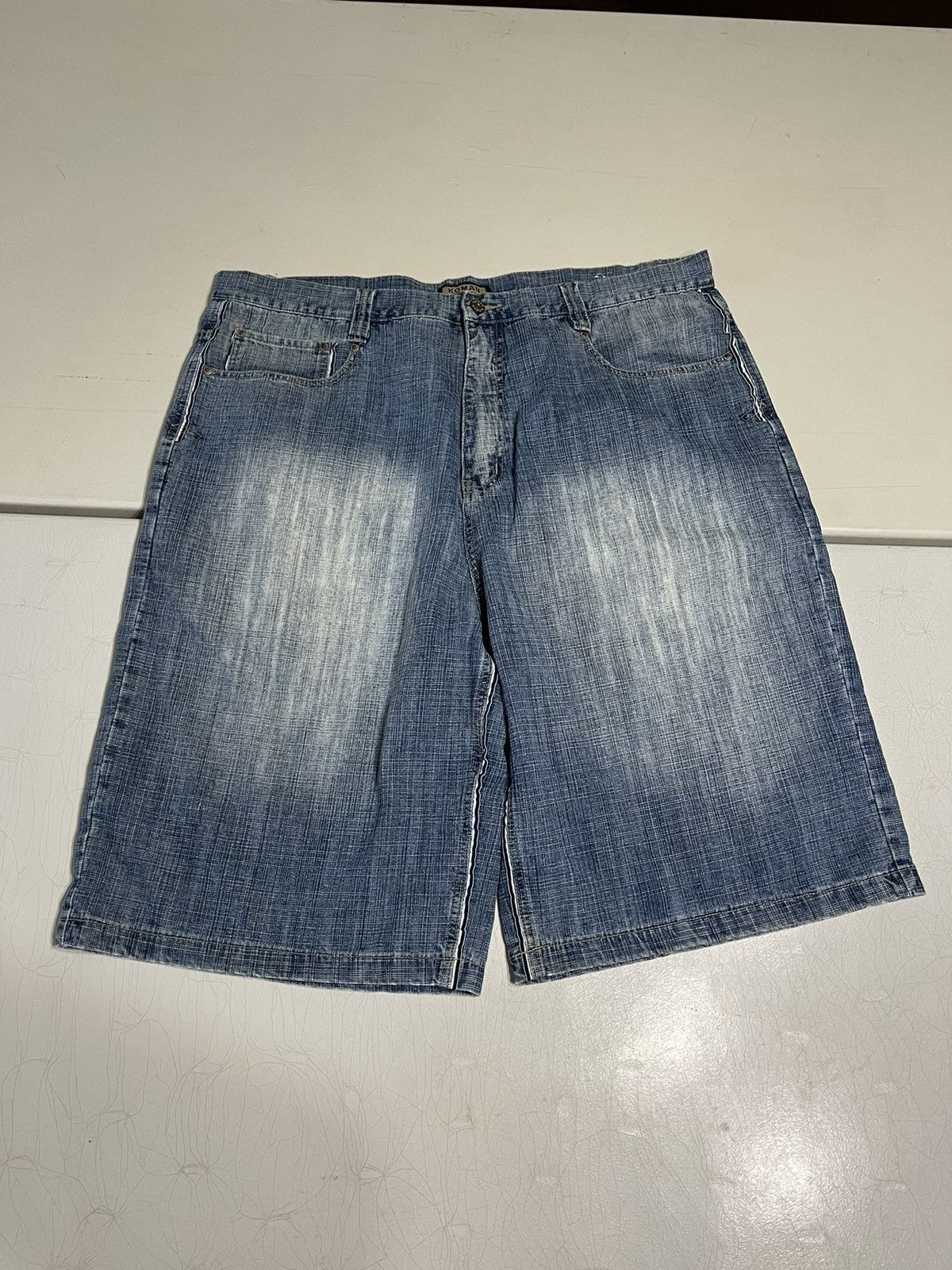 Vintage Y2K Koman baggy denim shorts Size US 42 / EU 58 - 1 Thumbnail