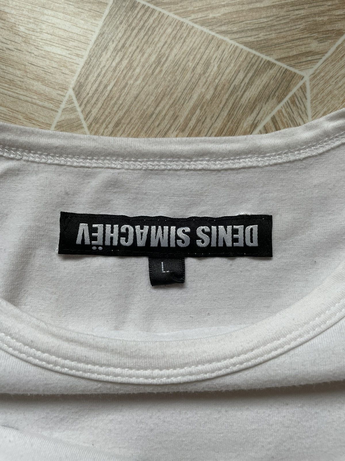 Denis Simachev × Japanese Brand Denis Simachev Avant Garde Designer Long Sleeve Goodbye Love Size US L / EU 52-54 / 3 - 7 Thumbnail