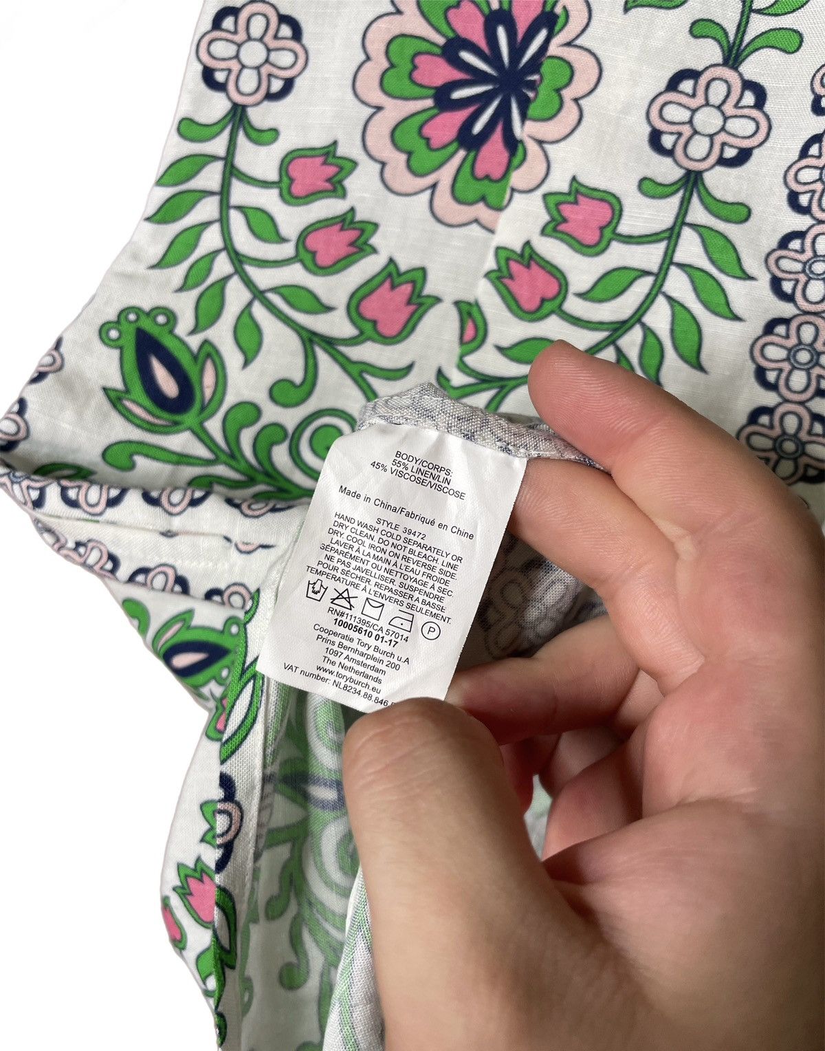 Tory Burch Tory Burch Garden Party Flora Linen Dress Women’s Size XS Size XS / US 0-2 / IT 36-38 - 7 Thumbnail