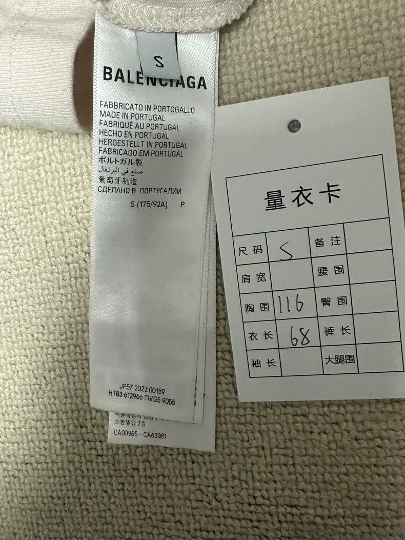 Balenciaga Balenciaga Front and back logo printed short sleeve T-shirt Size US S / EU 44-46 / 1 - 6 Thumbnail