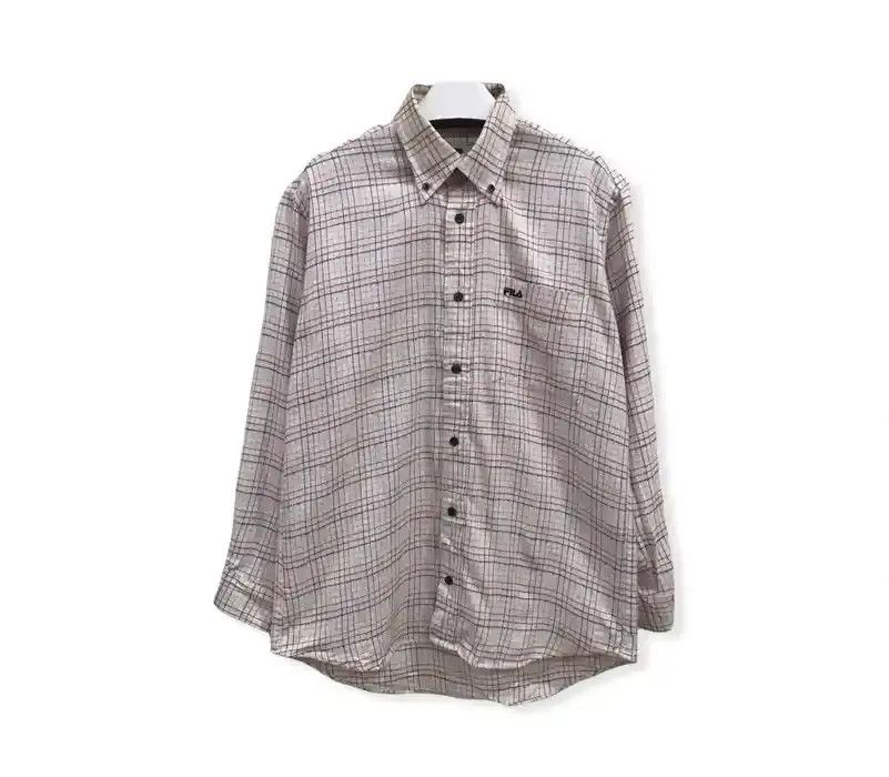 Vintage Fila Checked Flannel Shirt