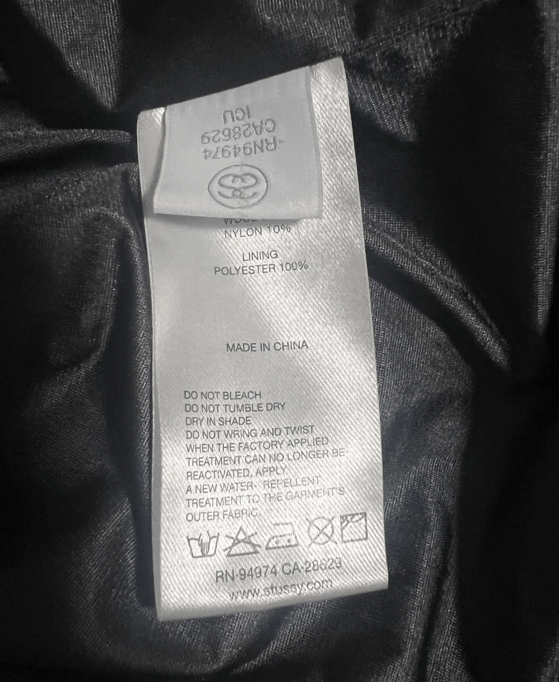 Stussy Stussy WINDSTOPPER Men's Large Black Jacket Size US L / EU 52-54 / 3 - 6 Thumbnail