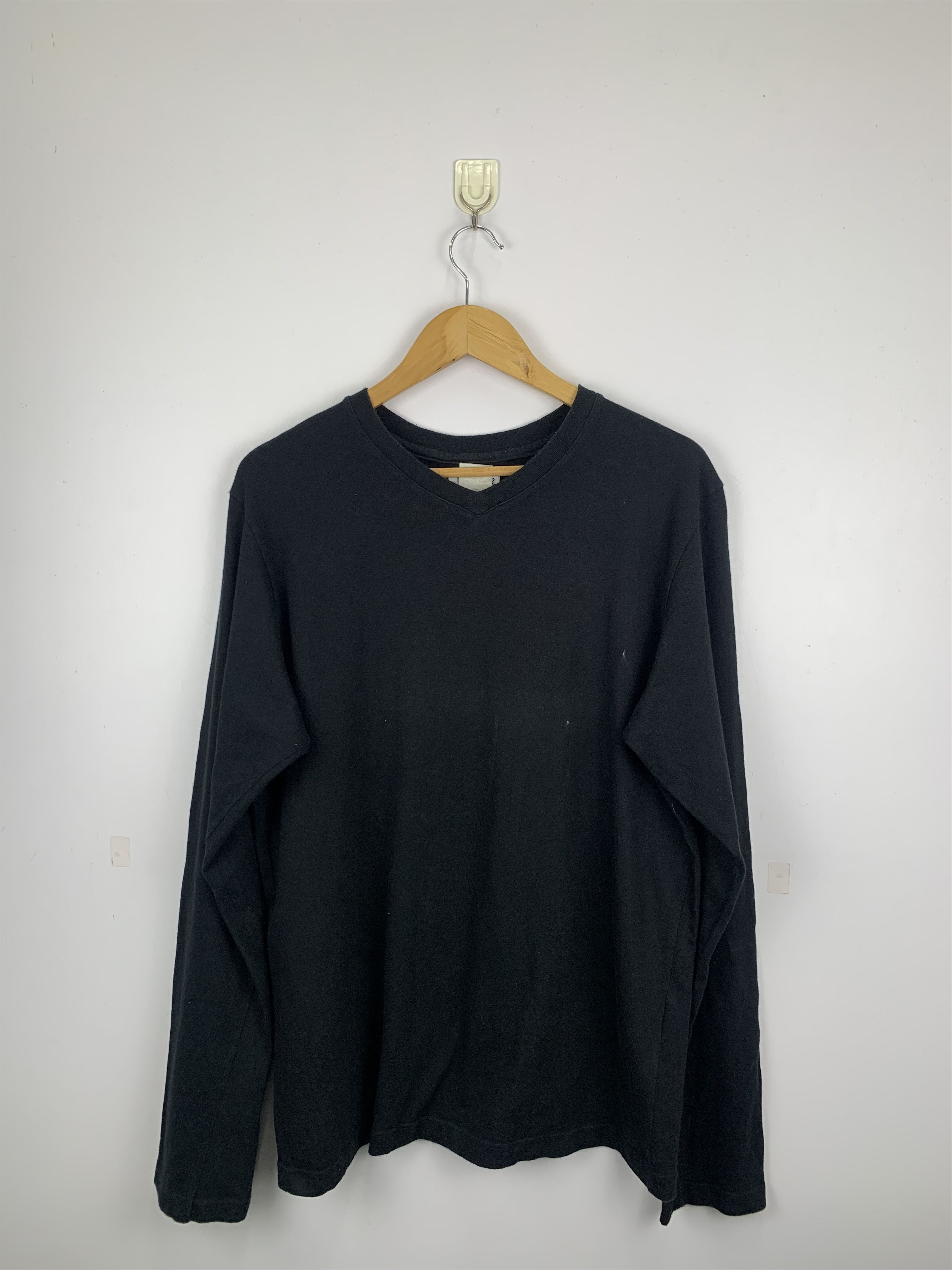 Vintage Vintage Agnes B. Blank Long Sleeve Tee TA0109 Size US L / EU 52-54 / 3 - 1 Thumbnail