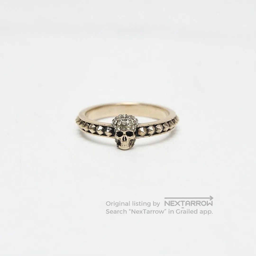 Alexander McQueen Alexander McQueen Women's Skull Crystal Ring. Size ONE SIZE - 2 Thumbnail