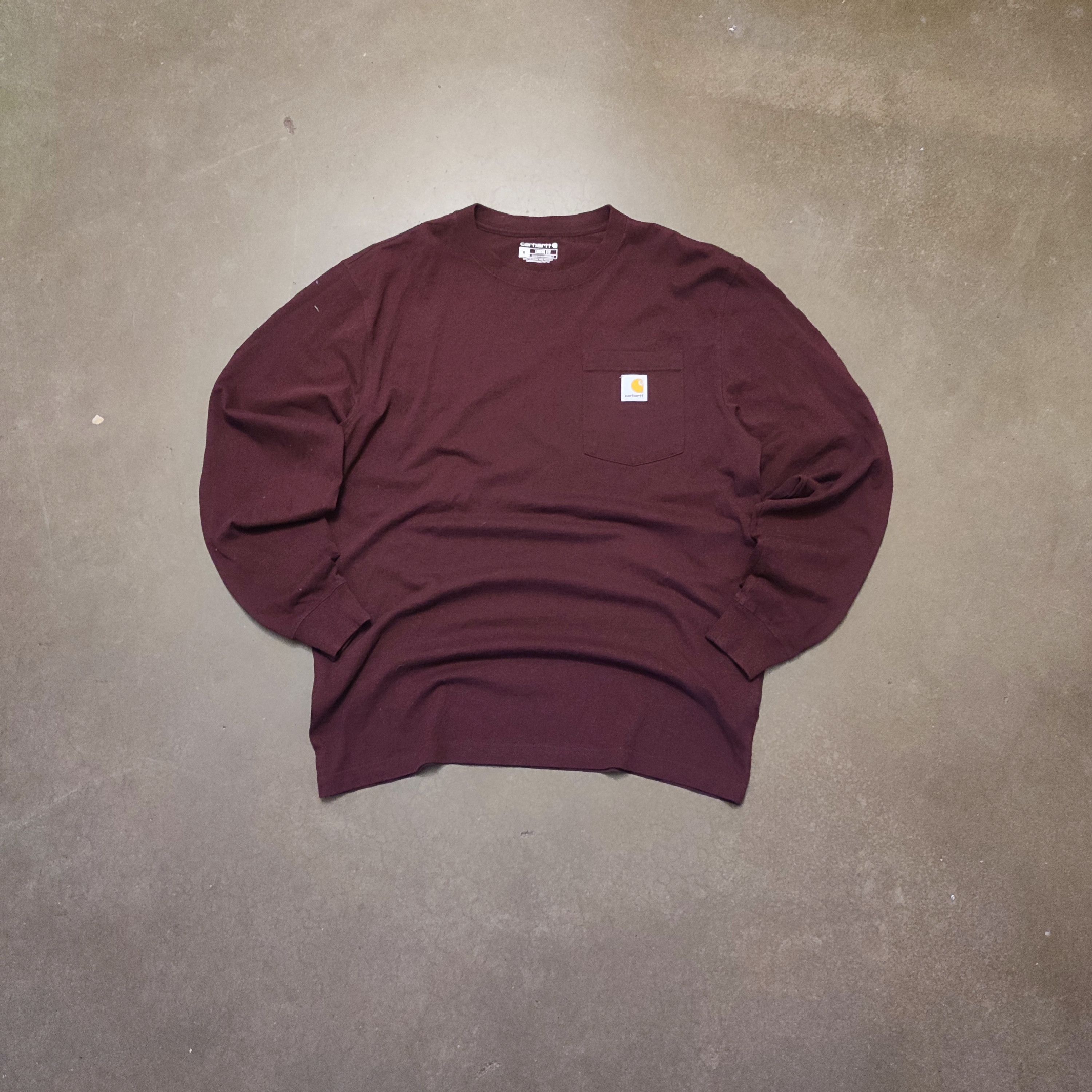 Carhartt Carhartt Long Sleeve T-Shirt Men’s Size L Brown Size US L / EU 52-54 / 3 - 1 Thumbnail