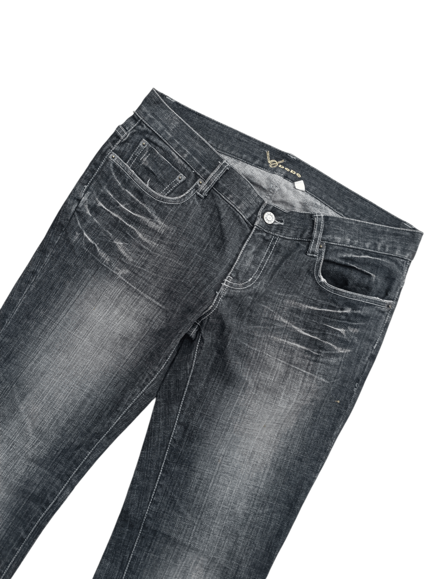 Japanese Brand Flare Low Rise Boot Cut Bebe Jeans Size US 32 / EU 48 - 5 Thumbnail