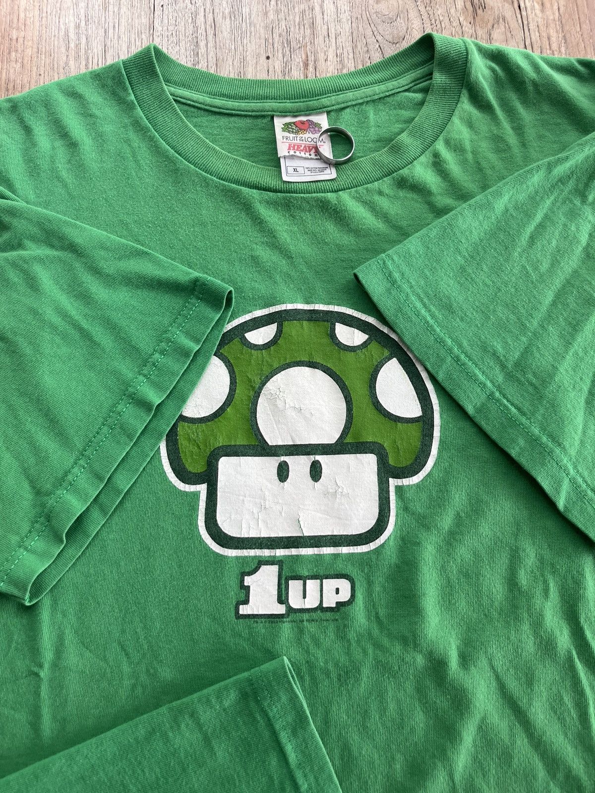 Nintendo Vintage 1 UP Mushroom 2003’s mario Nintendo Tshirt Size US XL / EU 56 / 4 - 7 Thumbnail