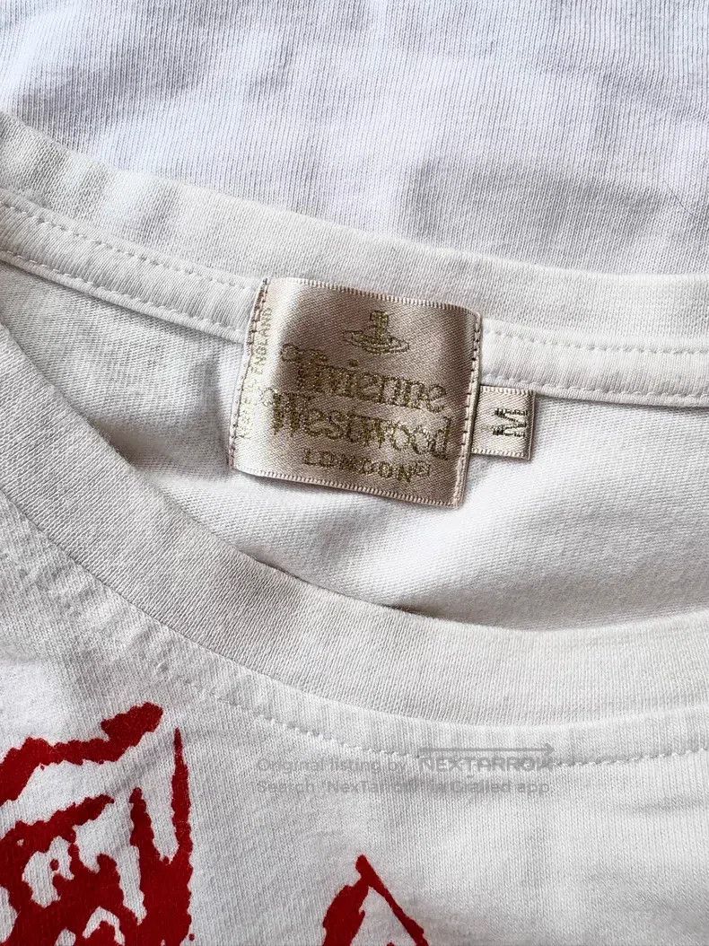 Vivienne Westwood Vivienne Westwood White Saturn Graffiti Short Sleeve Size M / US 6-8 / IT 42-44 - 6 Thumbnail
