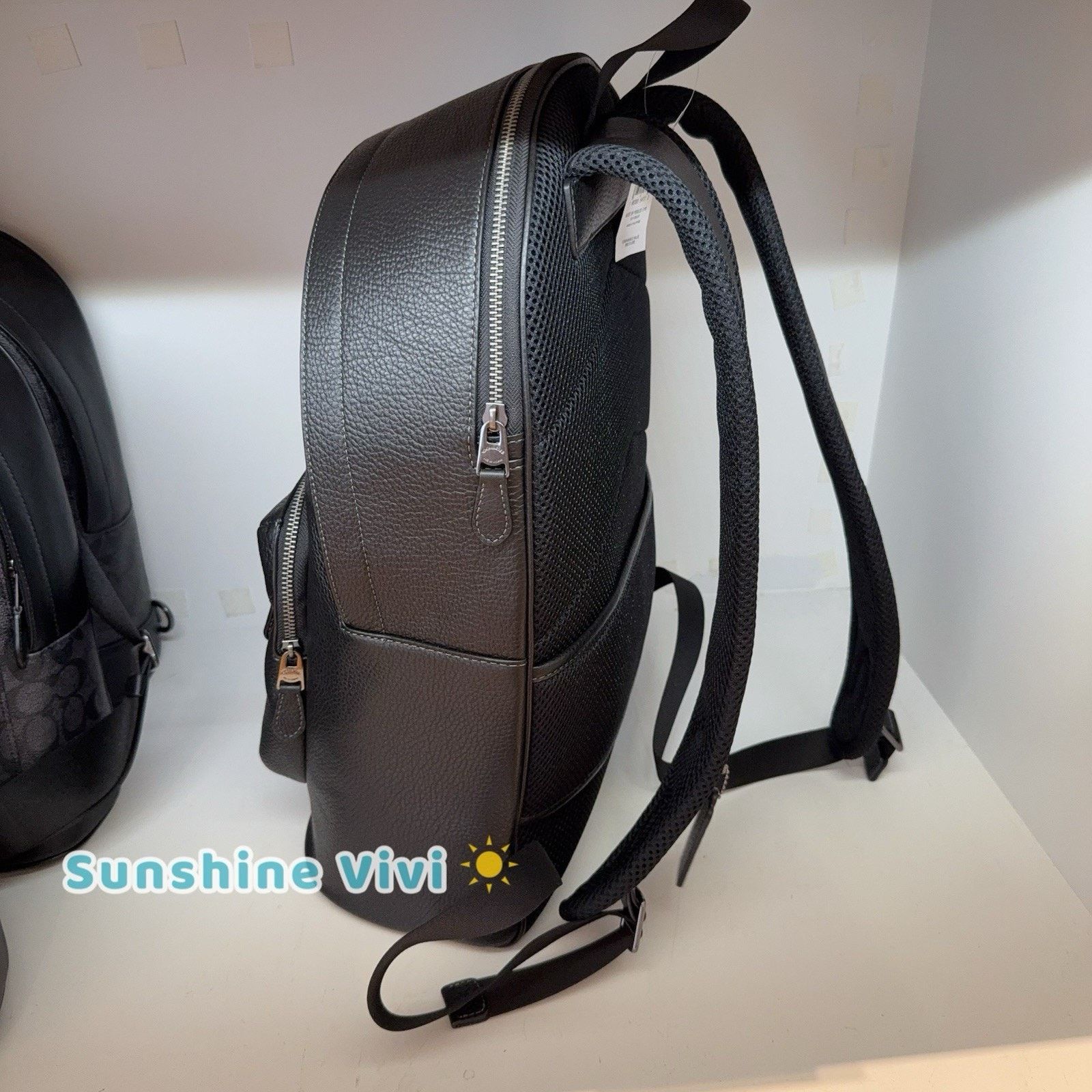 Coach NWT Coach MEN'S West Backpack Leather Black CX141 Size ONE SIZE - 9 Thumbnail
