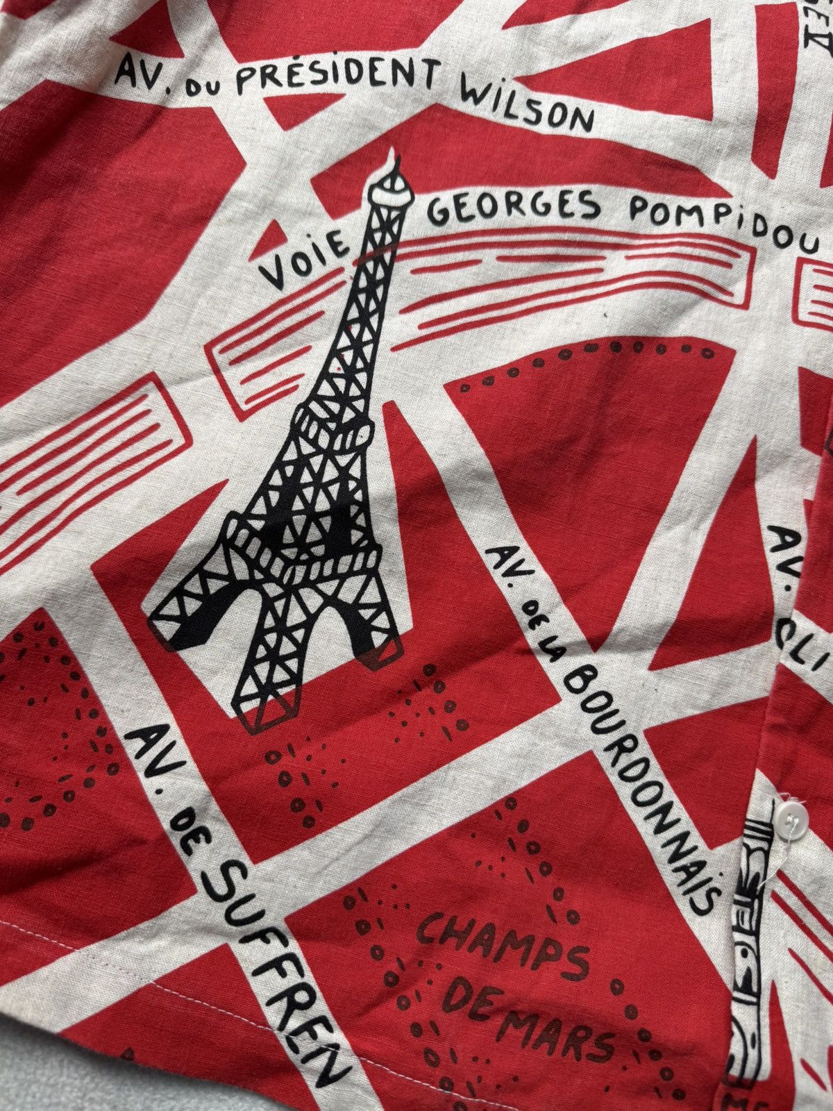 BRUT Archive The Paris map shirt Size US XL / EU 56 / 4 - 3 Thumbnail