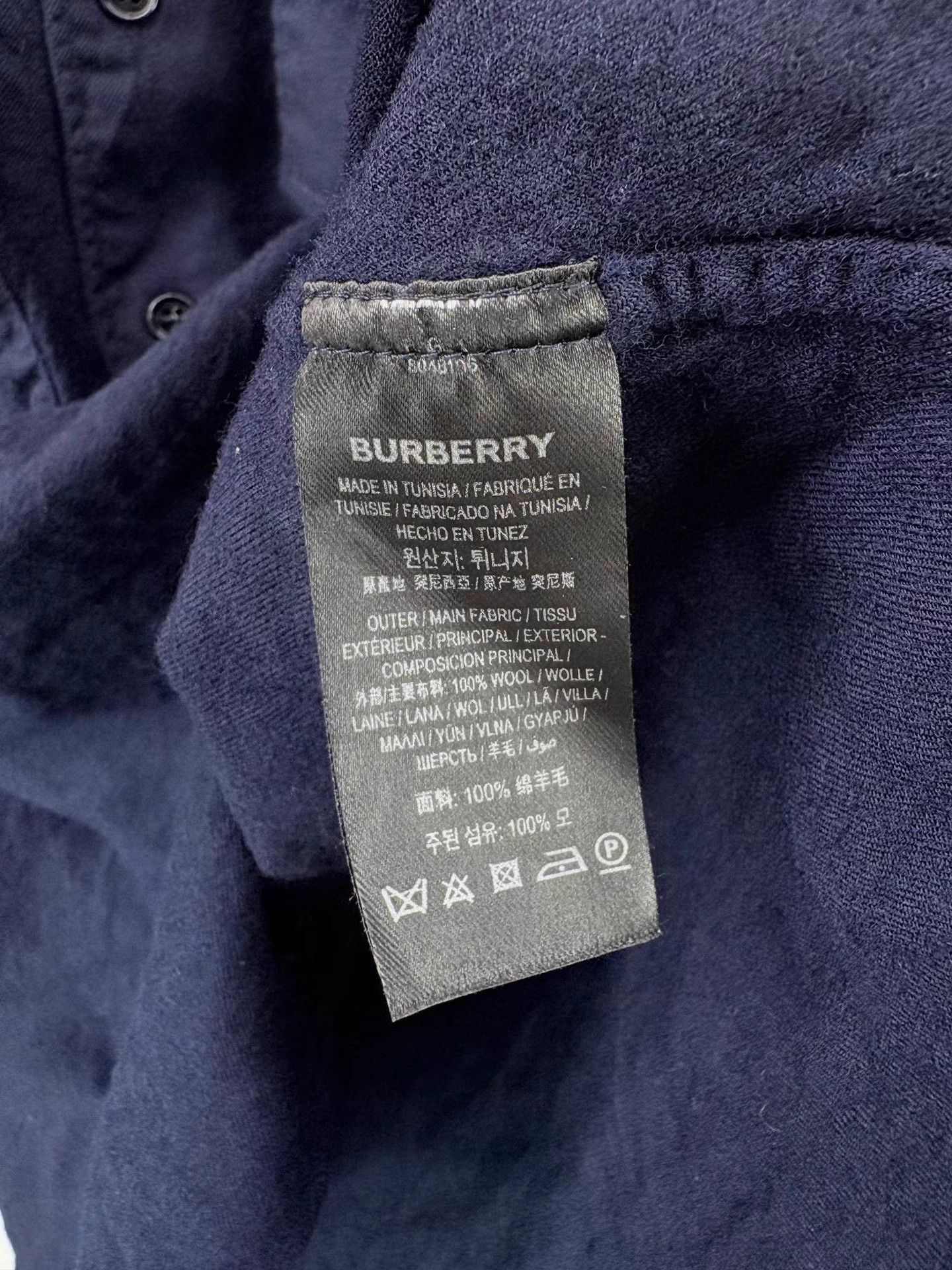 Burberry BURBERRY Wool Long Sleeve Shirt Jacket Size US M / EU 48-50 / 2 - 4 Thumbnail
