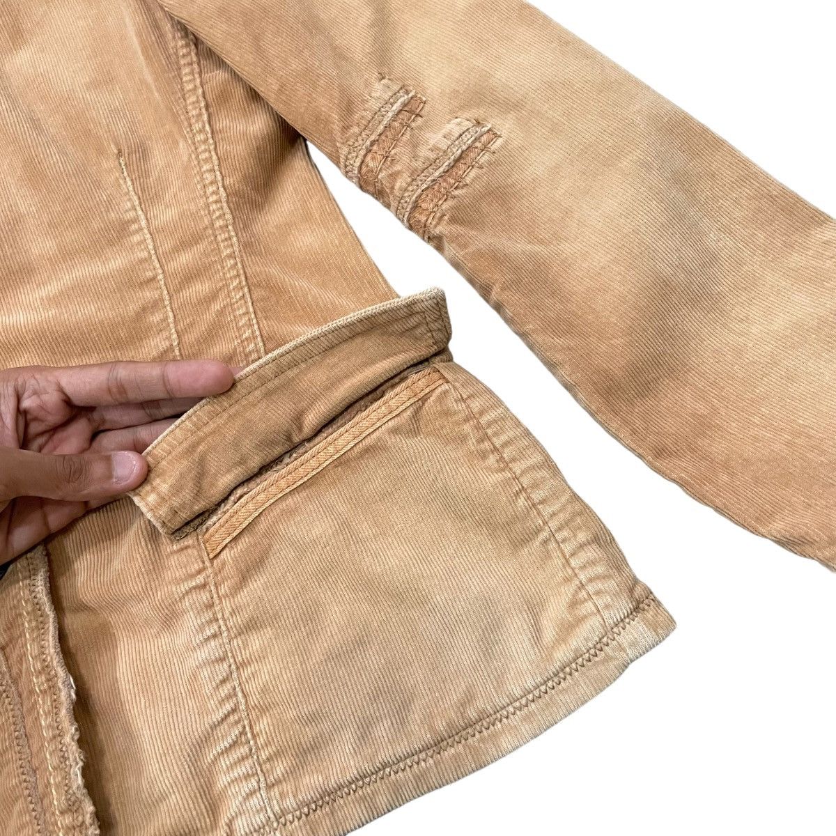 Marithe + Francois Girbaud Vintage Marithe Francois Girbaud Corduroy Jacket Size XS / US 0-2 / IT 36-38 - 5 Thumbnail