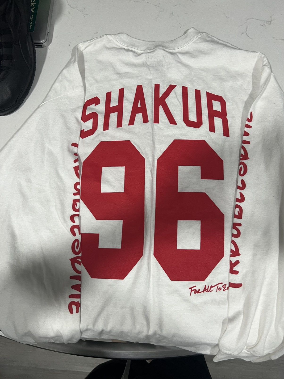 For All To Envy Tupac shakur troublesome long sleeve shirt Size US M / EU 48-50 / 2 - 2 Thumbnail