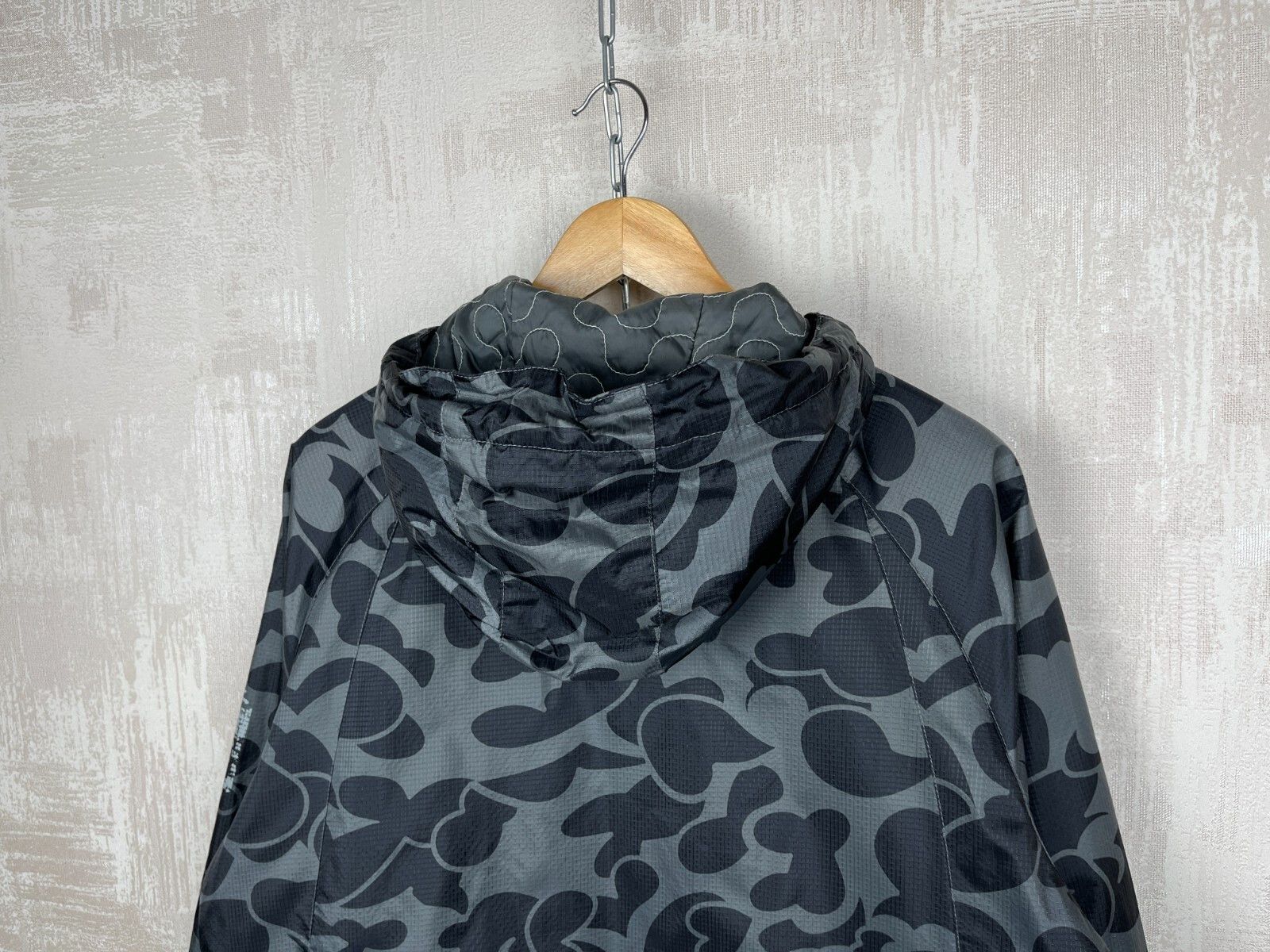 Other Fly53 Hooded Windbreaker Nylon Camo? Jacket Lightly Padded Size US L / EU 52-54 / 3 - 17 Thumbnail