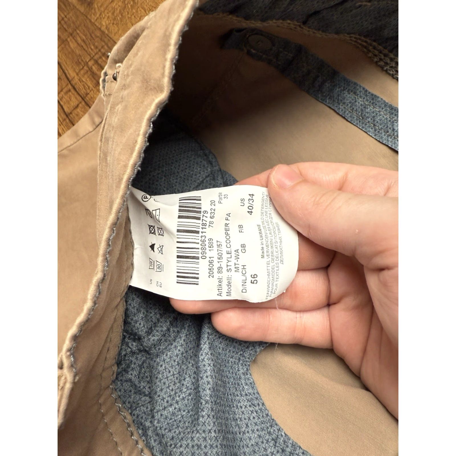 BRAX Brax Cooper Mens Feel Good Ultralight Flat Front Pants Khakis 40 Regular Brown 5-Pocket Inseam 30 Mens Size US 40 / EU 56 - 7 Thumbnail