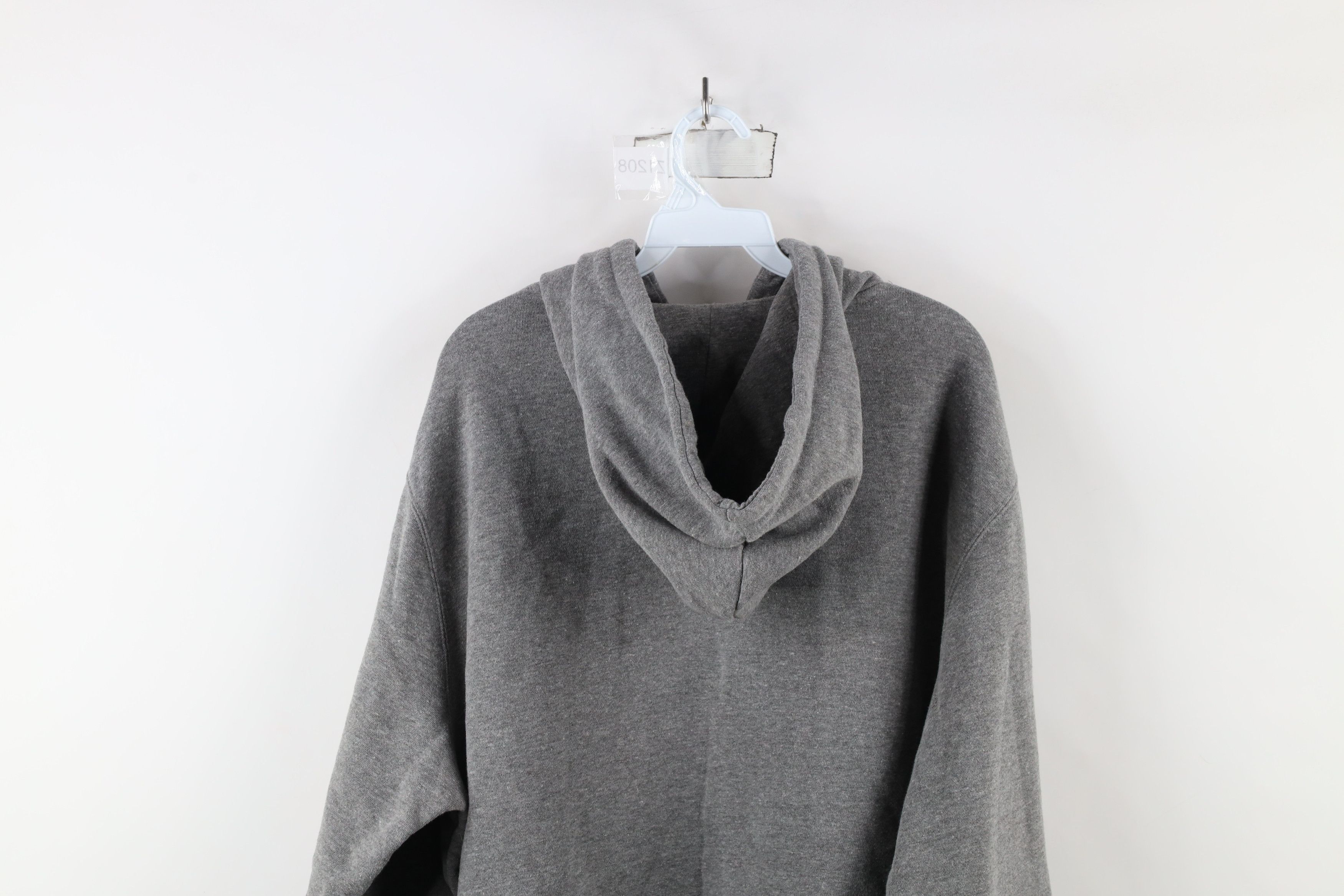 Vintage Vintage 90s Michigan State University Hoodie Sweatshirt Gray Size US XXL / EU 58 / 5 - 8 Thumbnail