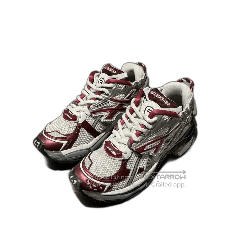 Balenciaga Balenciaga Runner Sneakers White Red Size 42. Size US 9 / EU 42 - 1 Thumbnail