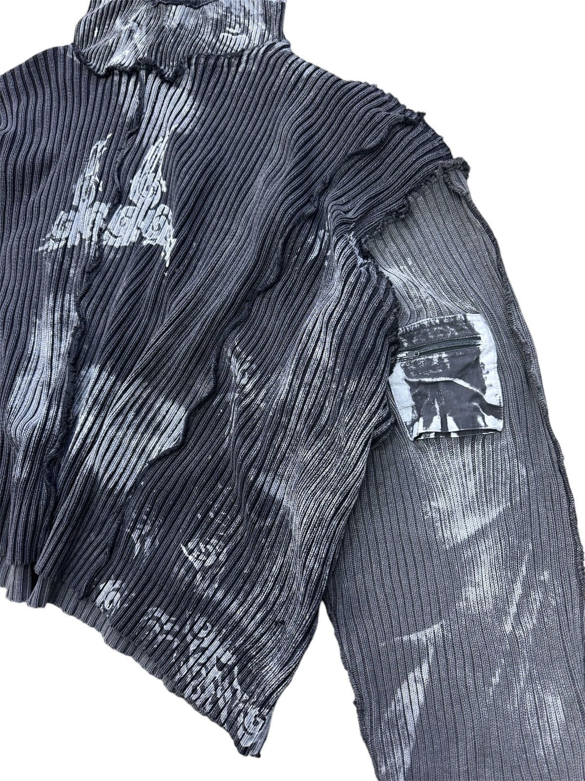 Hysteric Glamour × Japanese Brand ARCHIVE PRINTED HOODIE L.G.B. Style SWEATER RIPPED Size US L / EU 52-54 / 3 - 6 Thumbnail