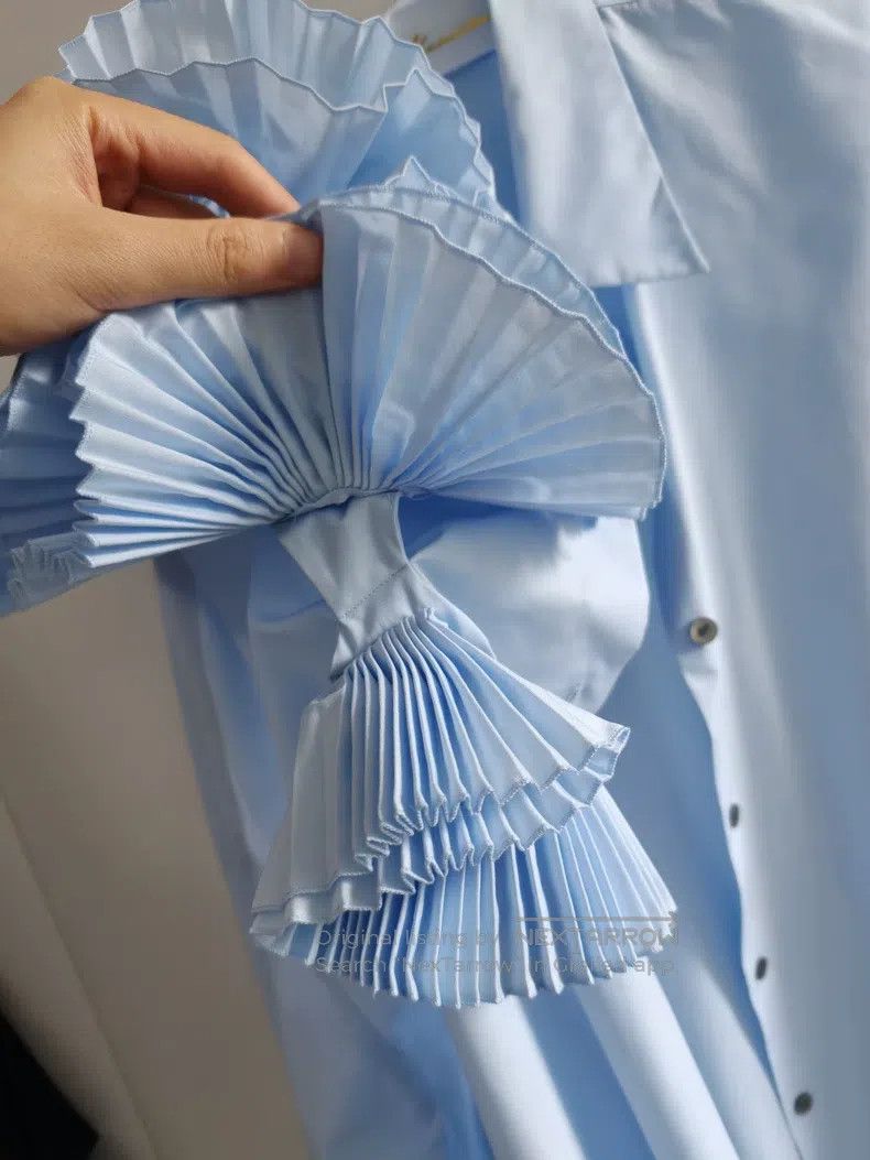 Dries Van Noten Dries Van Noten Spring Summer Origami Flower Shirt Size S / US 4 / IT 40 - 4 Thumbnail