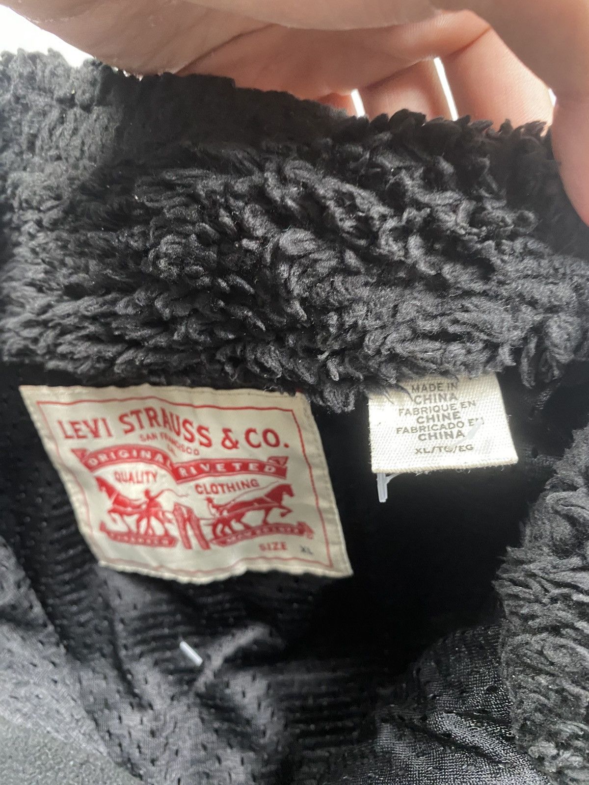 Levi's Levis Sherpa PolarFleece Tactical Jacket Size US L / EU 52-54 / 3 - 5 Thumbnail