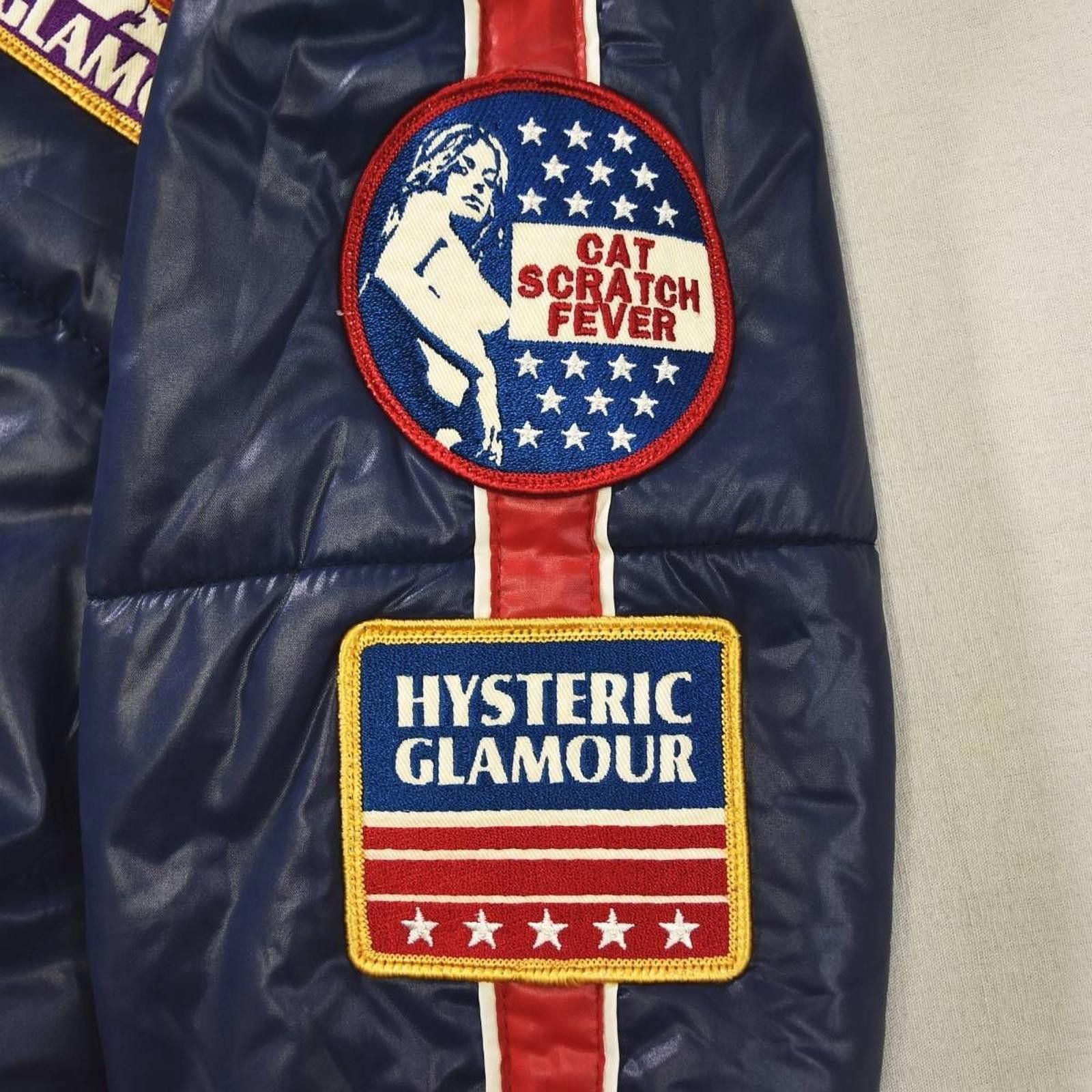 Hysteric Glamour Hysteric Glamour - Navy Blue Puffer Jacket with Hood and Pru Size M / US 6-8 / IT 42-44 - 3 Thumbnail