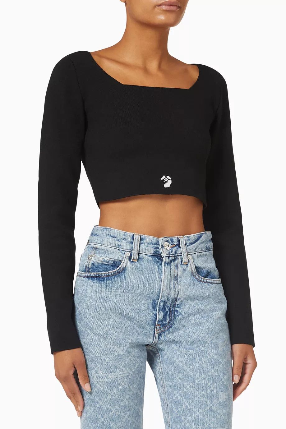 Off-White o1y1225 Sweater in Black Size M / US 6-8 / IT 42-44 - 1 Thumbnail