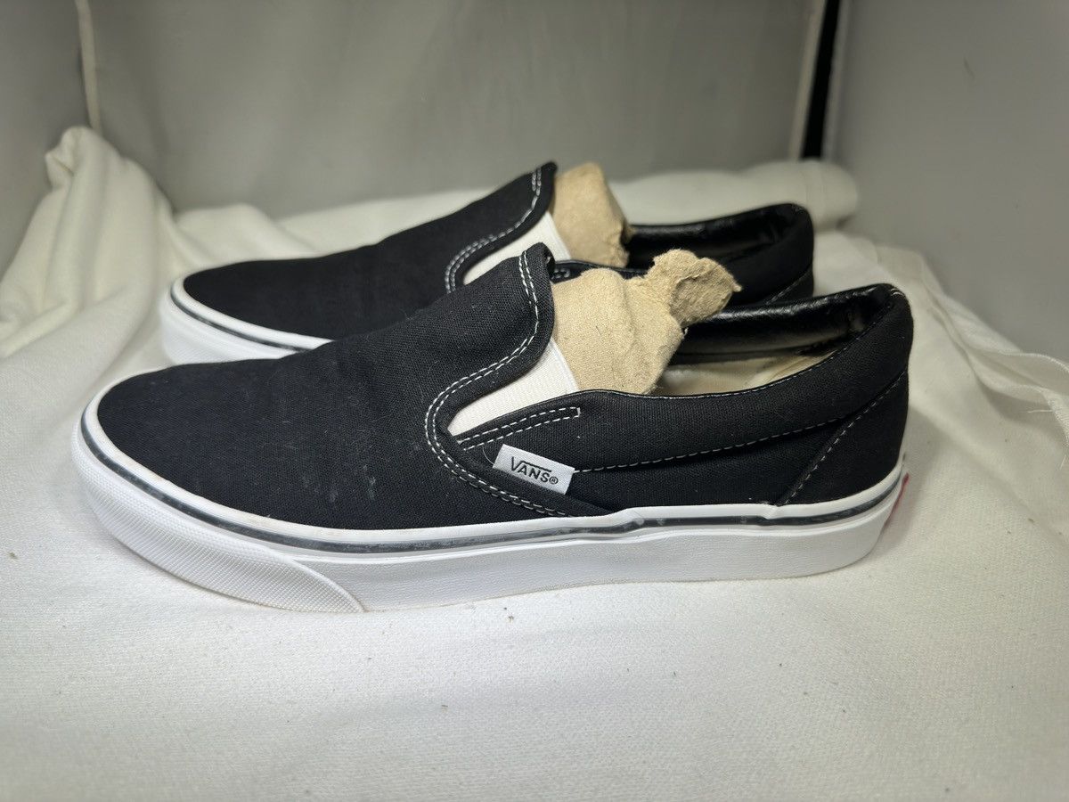 Vans VANS Black Canvas Slip On Men's (7.5 )Women's (9) Size US 9 / IT 39 - 1 Thumbnail
