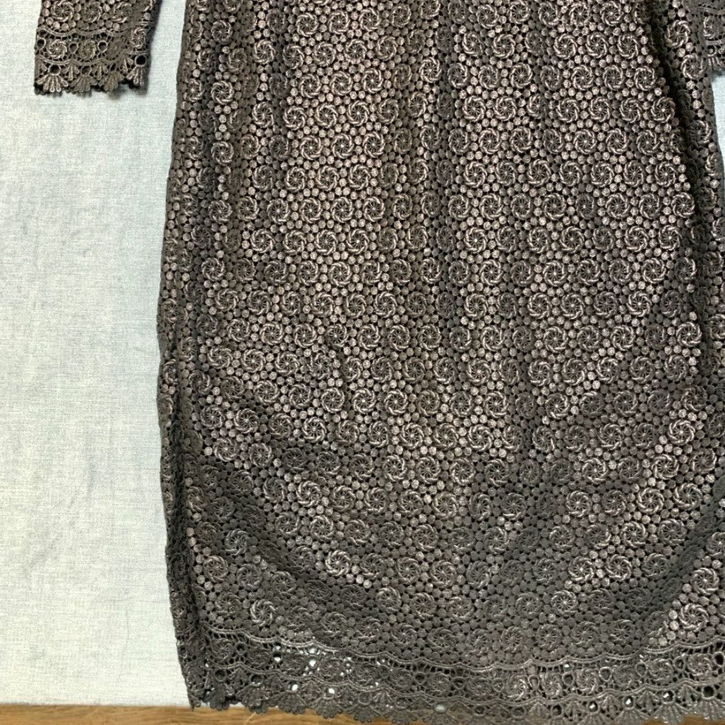 By Malene Birger By Malene Birger Elizabeth Deepta Maxi Dress Womens 40 Black Lace Floral Cotton Size S / US 4 / IT 40 - 3 Thumbnail