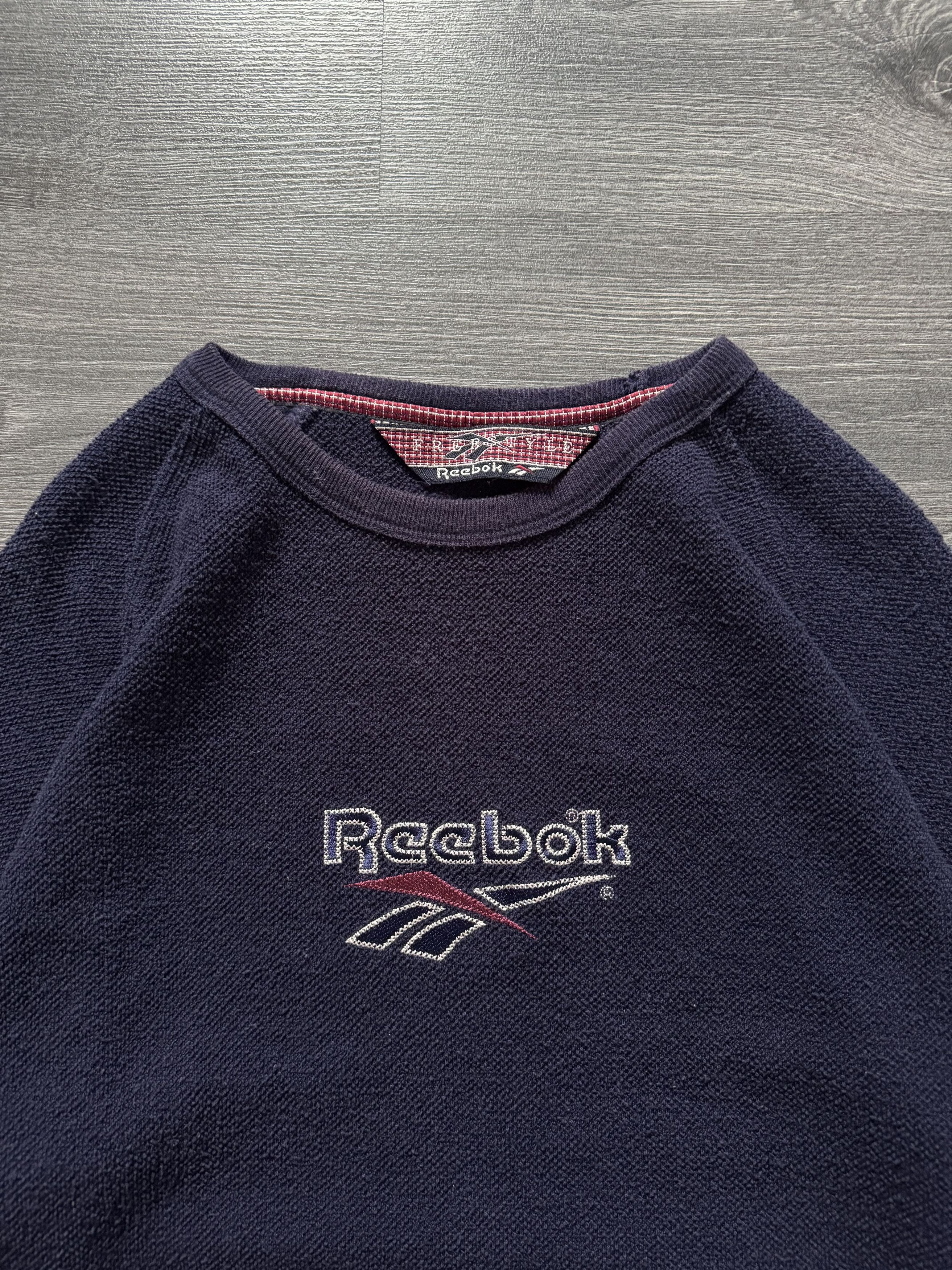 Reebok Vintage 90s Reebok Sweater Big Logo made in Korea Size US XS / EU 42 / 0 - 3 Thumbnail