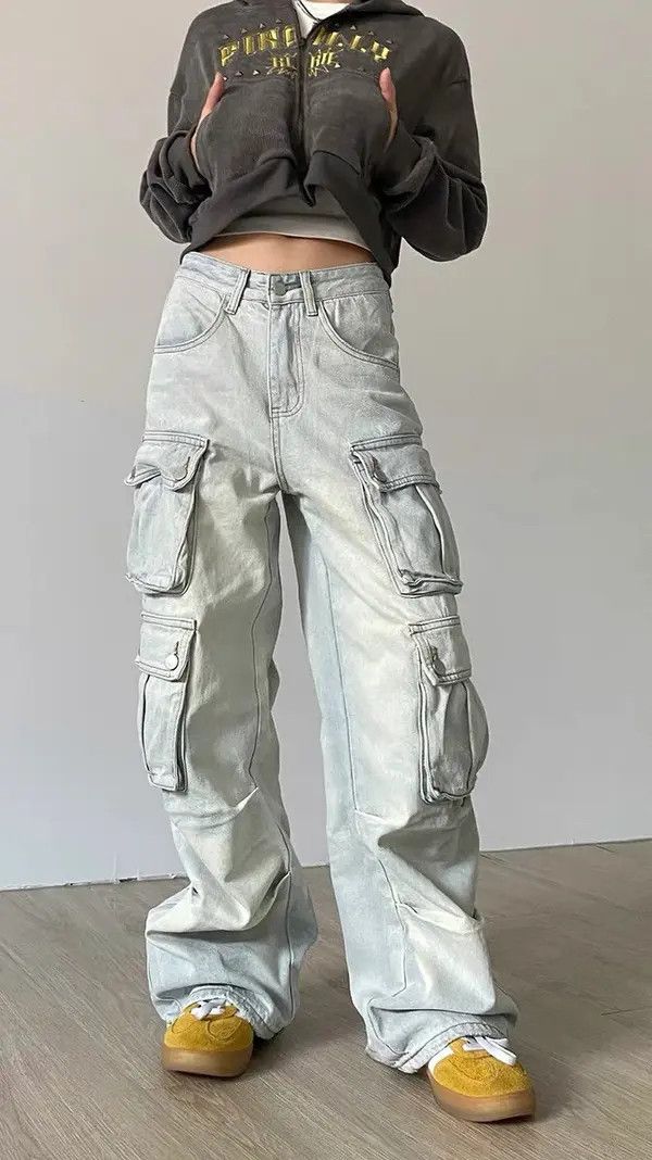 Japanese Brand Vintage harajuku style denim pants Size US 31 - 1 Thumbnail