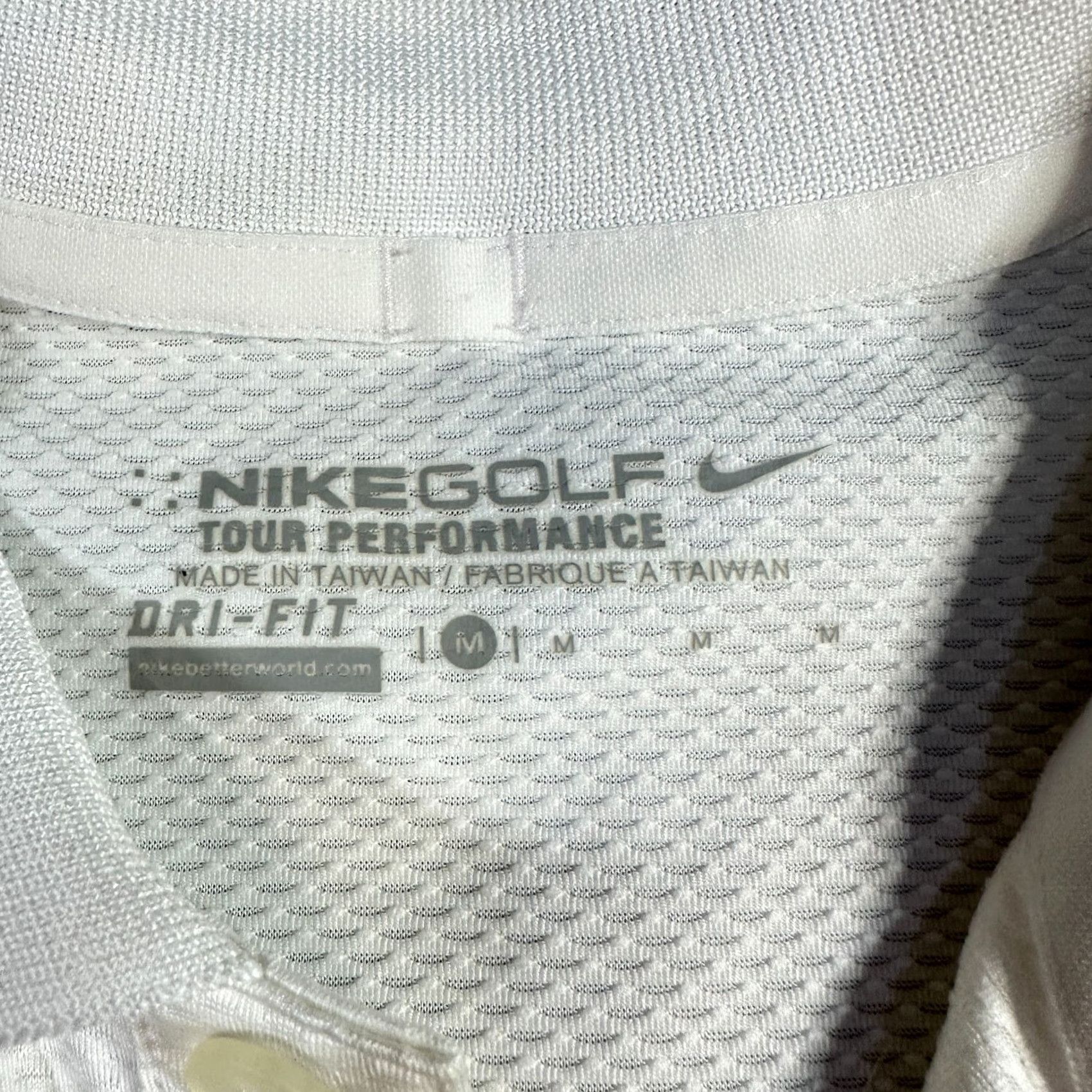 Nike VINTAGE Nike ATSUGI Golf Club Shirt M White Embroidered Performance Polo Men Size US M / EU 48-50 / 2 - 3 Thumbnail
