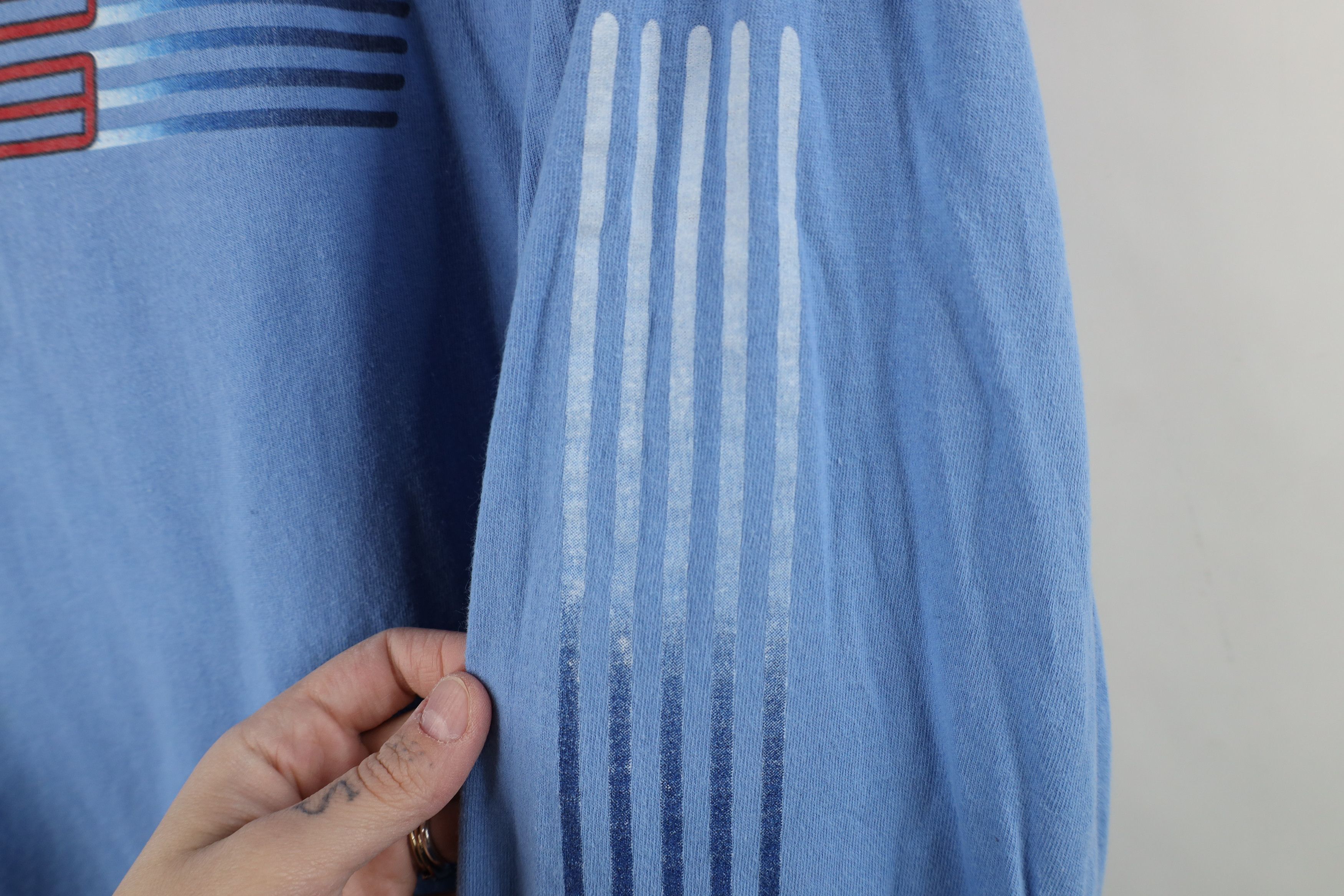 Nike Vintage Y2K Nike Air Jordan Long Sleve T-Shirt Blue USA Size US XL / EU 56 / 4 - 5 Thumbnail