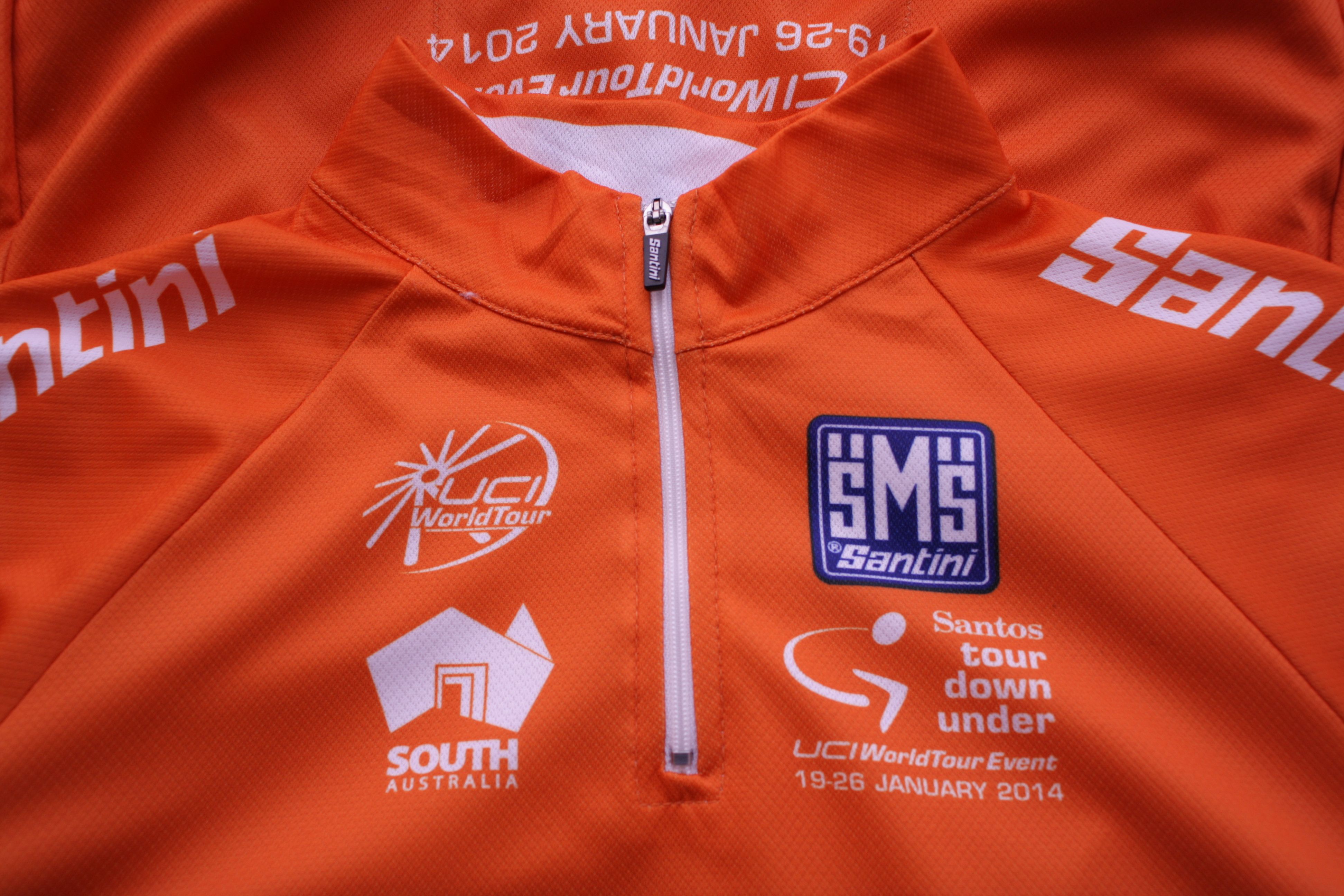 Bicycle SMS Santini Cycling Jersey Tour Down Under Leader '14 Size US M / EU 48-50 / 2 - 6 Thumbnail
