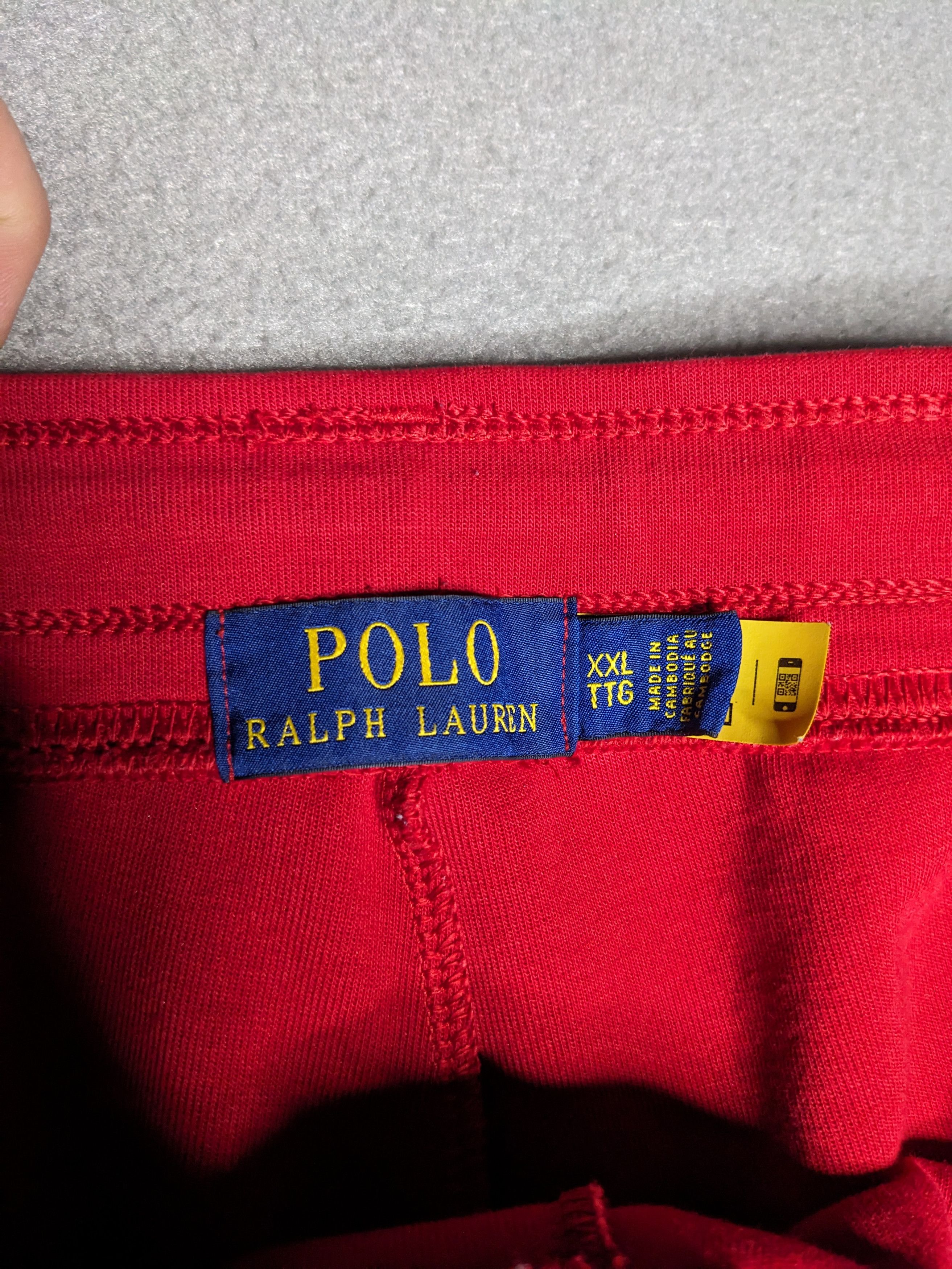 Polo Ralph Lauren Polo Ralph Lauren Sweat Shorts 2XL Red Small Pony Drawstring Size US 38 / EU 54 - 5 Thumbnail