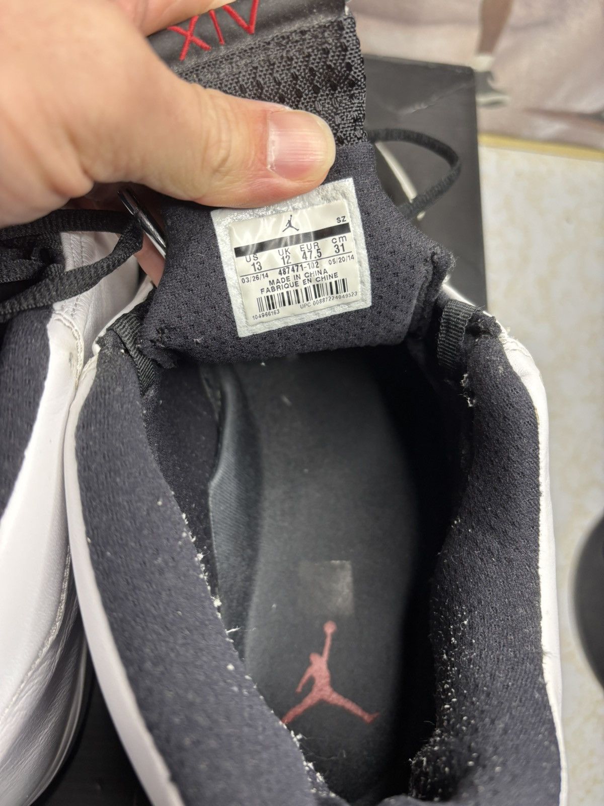 Jordan Brand Jordan Retro 14 “black toe” Size US 13 / EU 46 - 6 Thumbnail