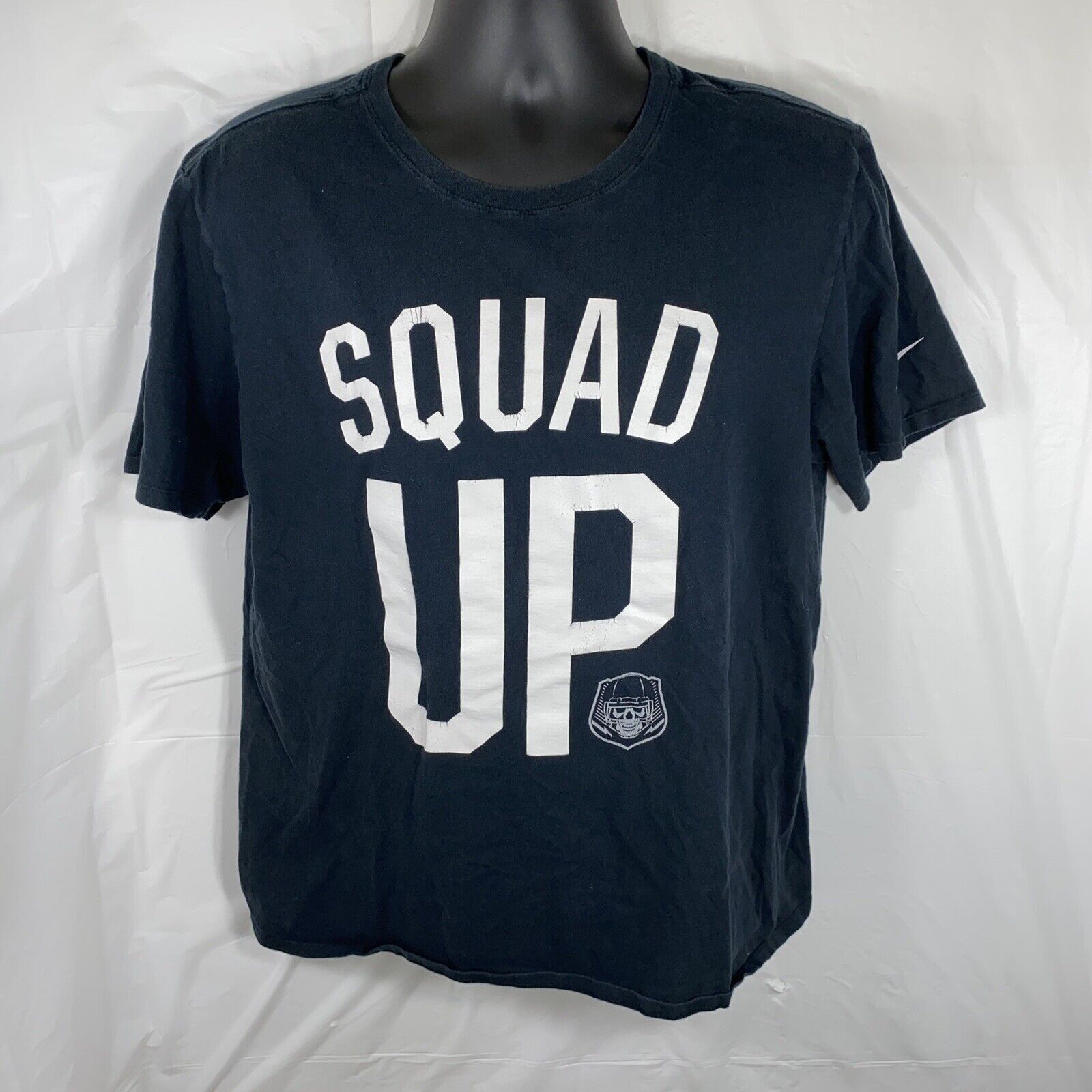 Nike Nike Squad Up Football Large Skull Graphic Black T Shirt Size US L / EU 52-54 / 3 - 1 Thumbnail