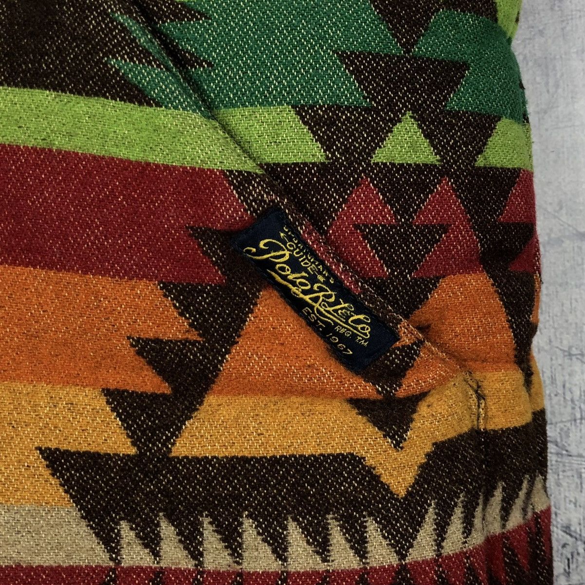 Designer Rare Vintage Polo Ralph Lauren Aztec Wool Nylon Skin Vest og Size US S / EU 44-46 / 1 - 9 Thumbnail