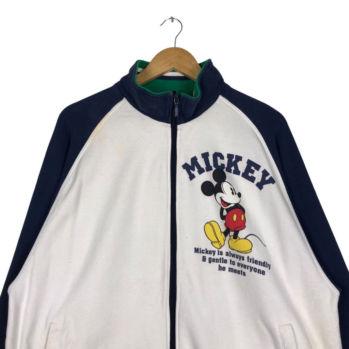Mickey Mouse × Vintage Mickey Mouse Sweater Jacket Rare Vintage Large Size US L / EU 52-54 / 3 - 2 Thumbnail